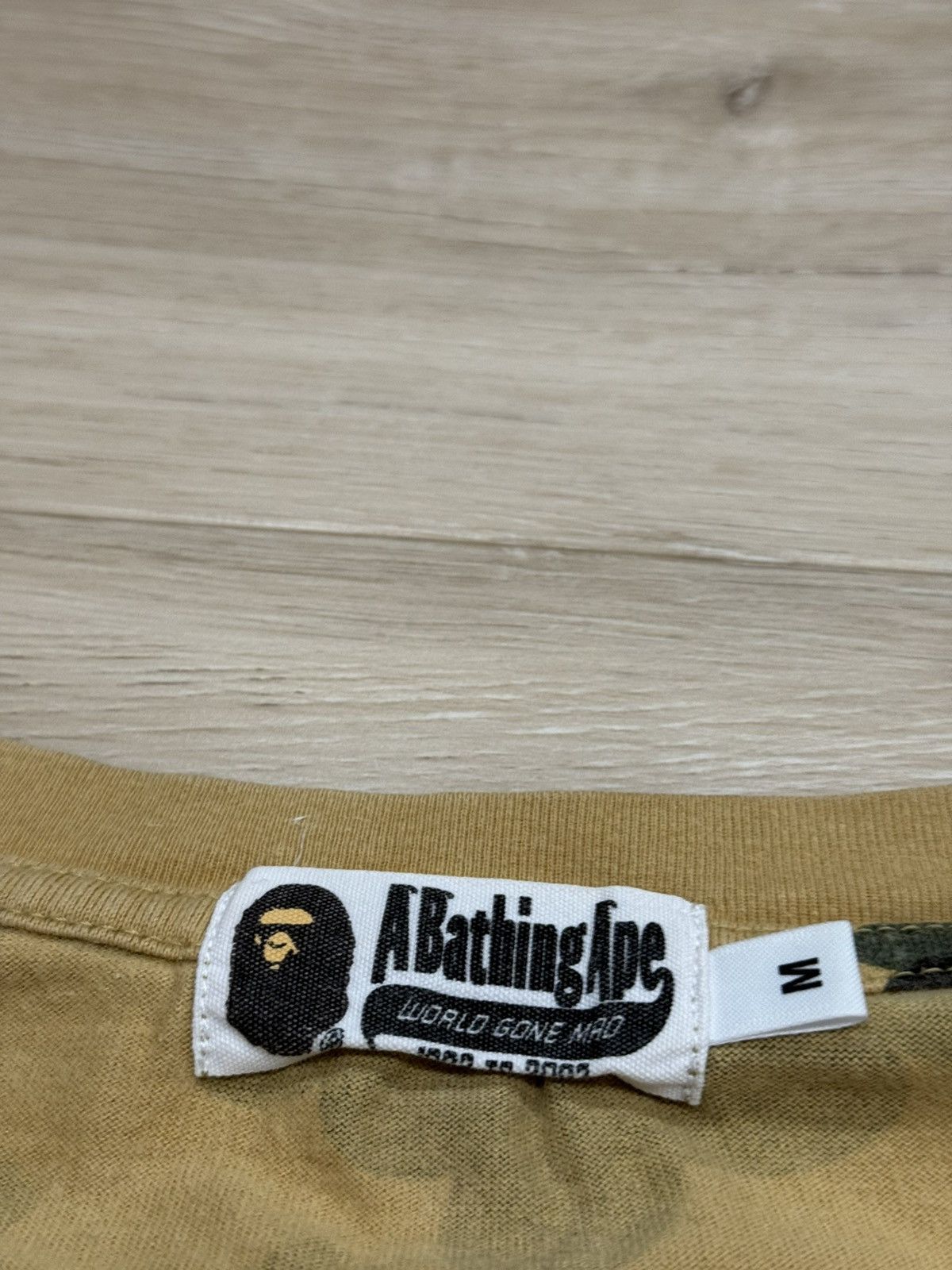 Bape Bape Camo Shark L/S Tee Size US M / EU 48-50 / 2 - 8 Thumbnail
