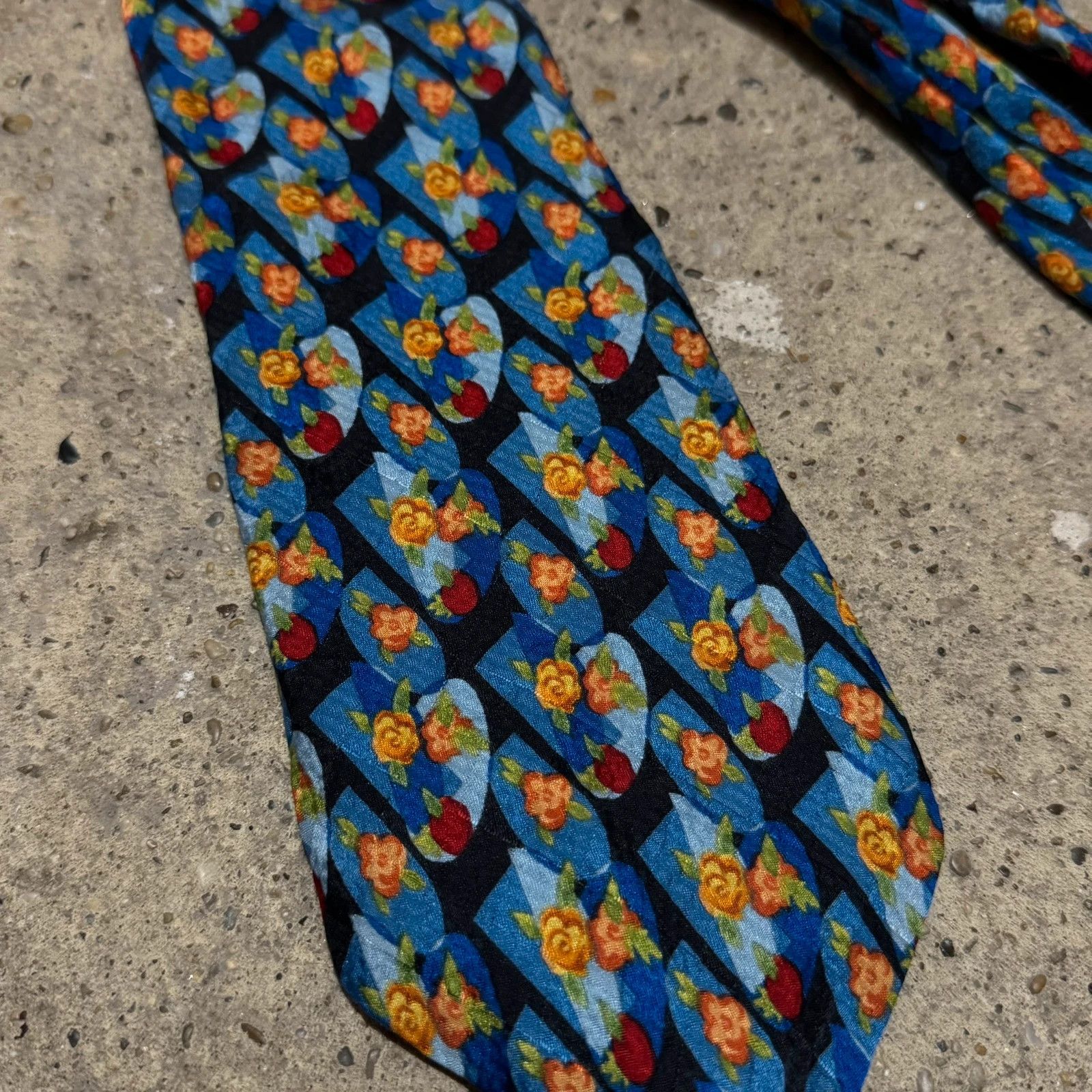 Givenchy Vintage Givenchy floral silk tie Size ONE SIZE - 2 Thumbnail