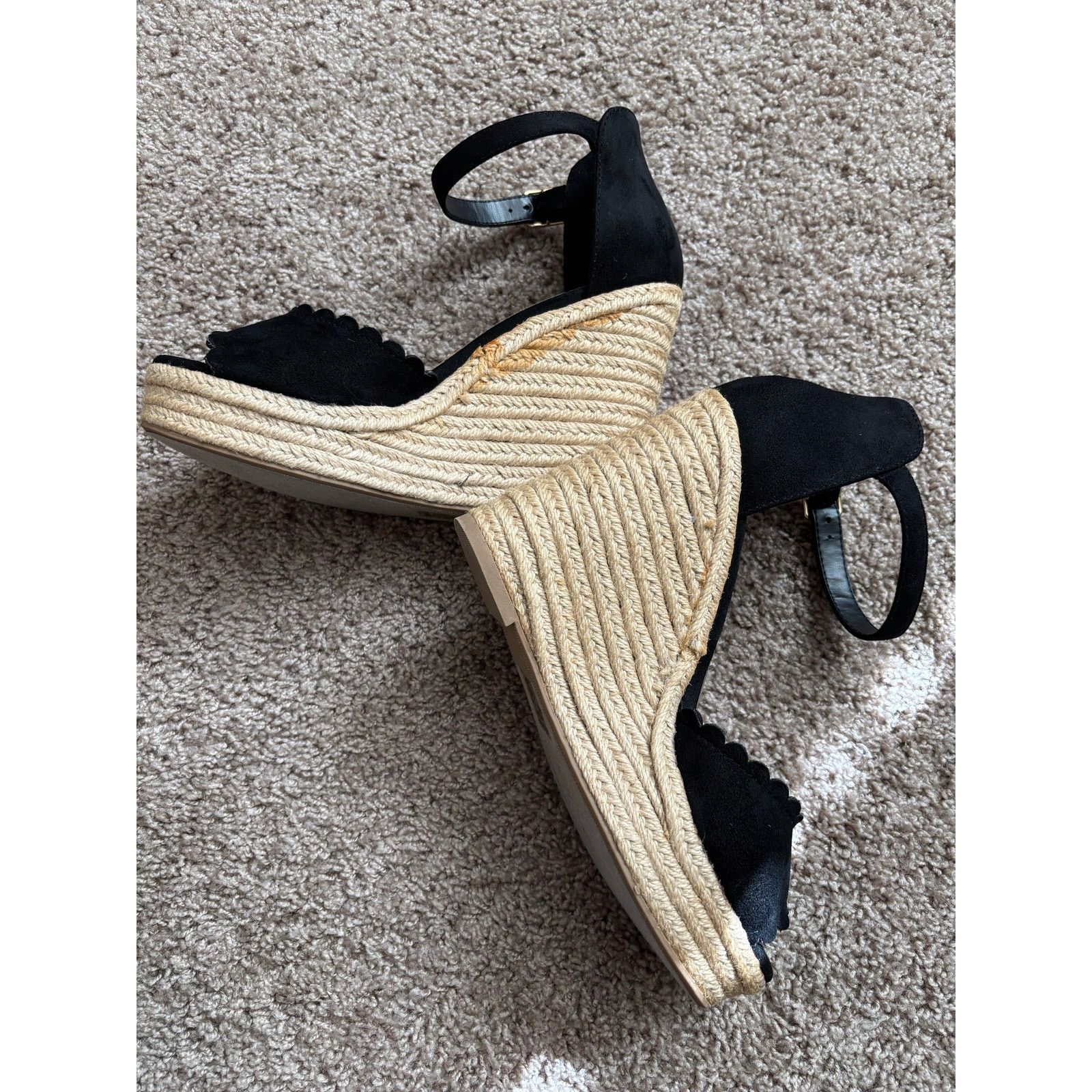 The Unbranded Brand Heart in D Espadrille Wedges Size 9 Size US 9 / IT 39 - 4 Thumbnail