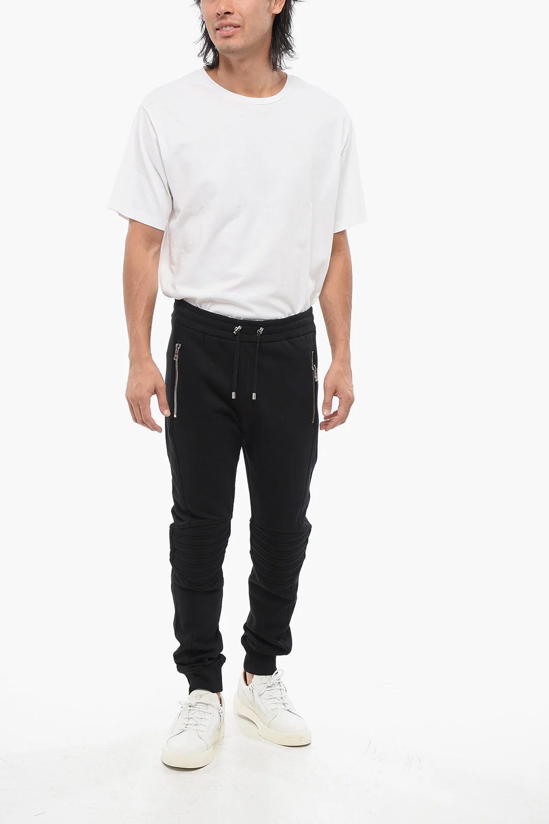 Balmain og1mm0326 Sweatpants & Joggers in Black Size US 32 / EU 48 - 4 Thumbnail