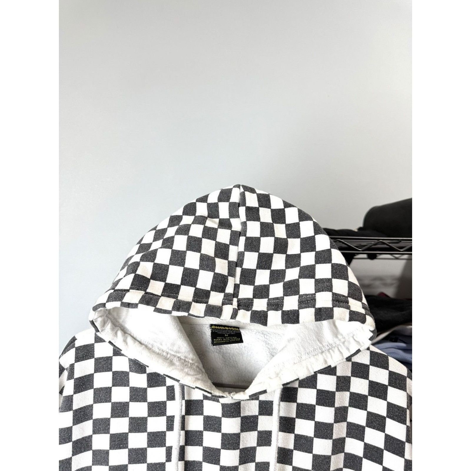 CHILDS Vintage Childish Checkered Embroidered Logo Hoodie Size US M / EU 48-50 / 2 - 5 Thumbnail