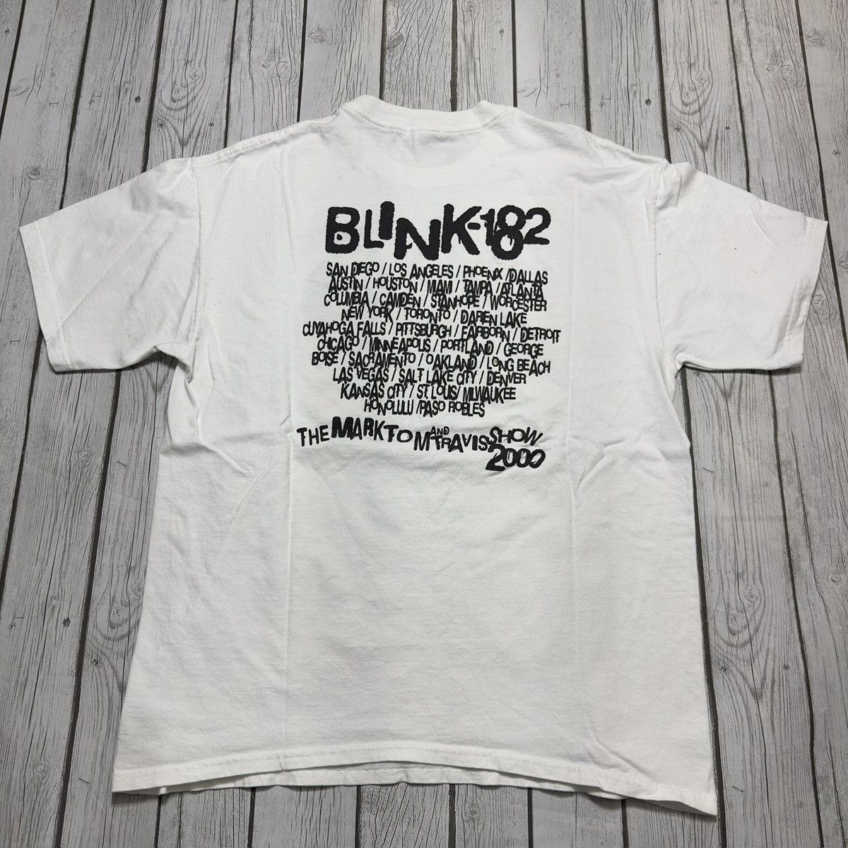 Anvil × Band Tees × Vintage Vintage Blink 182 tee Size US XL / EU 56 / 4 - 2 Thumbnail