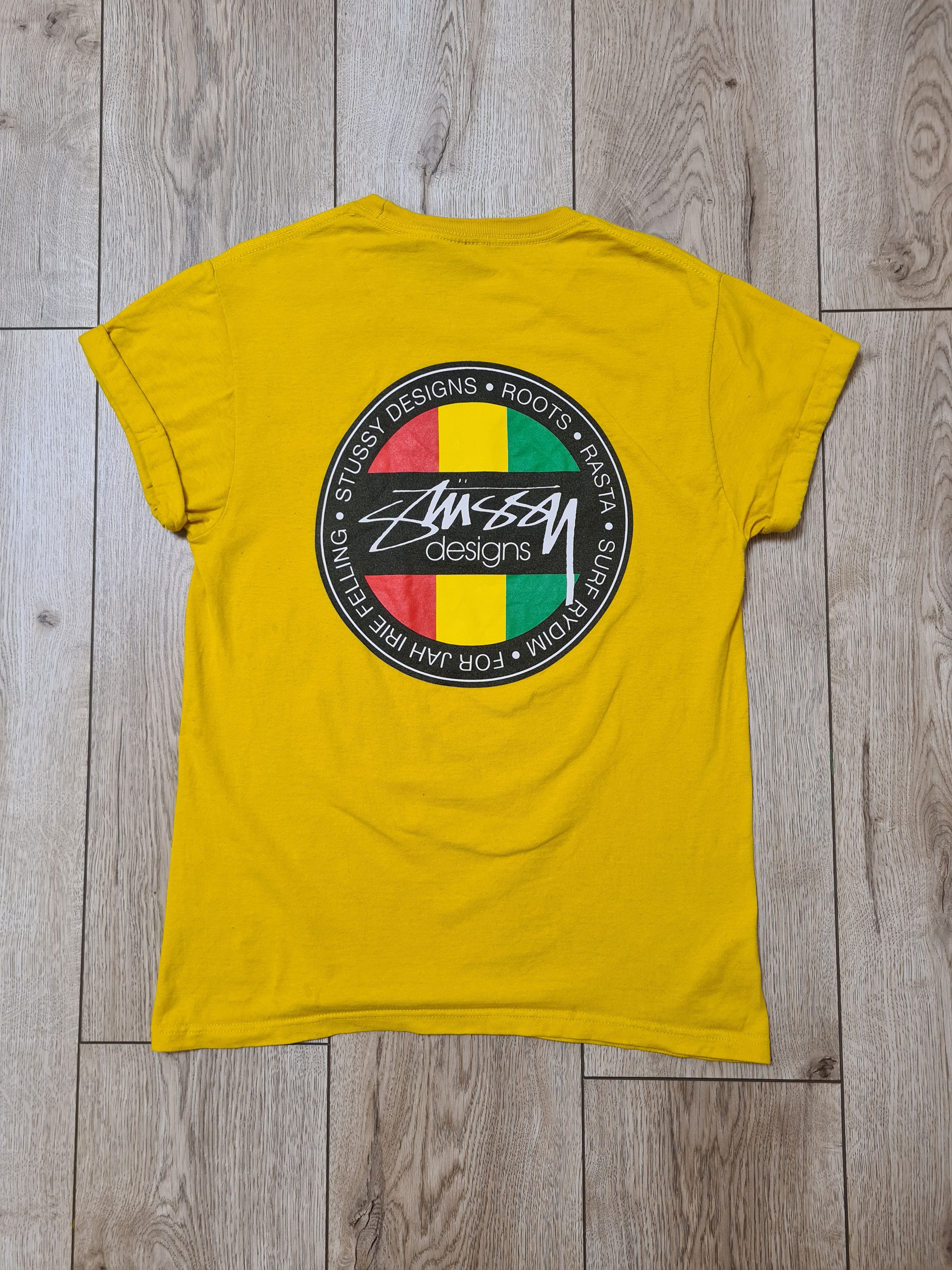 Stussy × Vintage VINTAGE STUSSY SHIRT 90s RETRO RARE STUSSY DESIGNS T-SHIRT Size US S / EU 44-46 / 1 - 1 Thumbnail