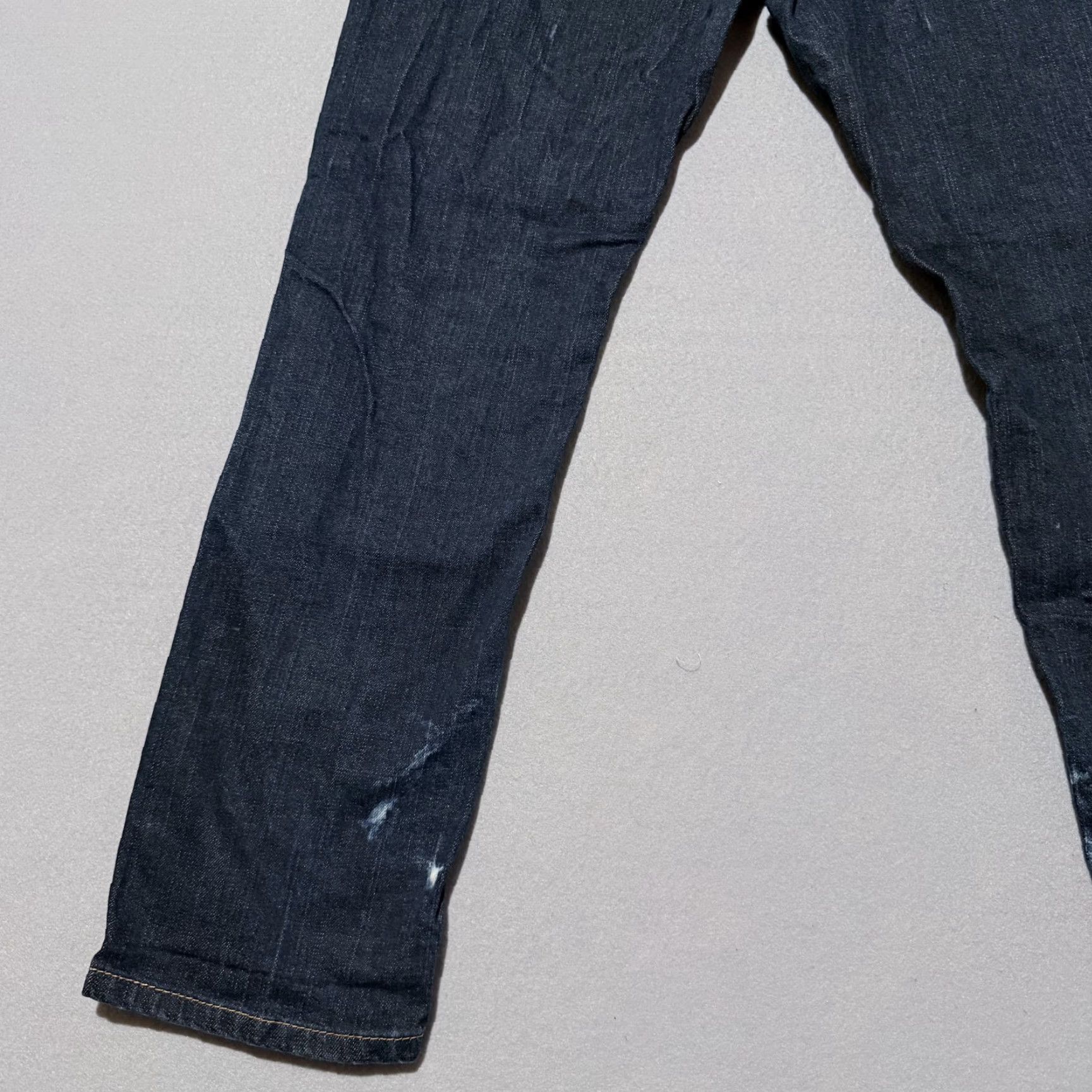 Levi's Levi's 541 Jeans Men Blue Denim Low Rise Distressed - 31x30 - Athletic Taper Style Jeans Size US 31 - 7 Thumbnail