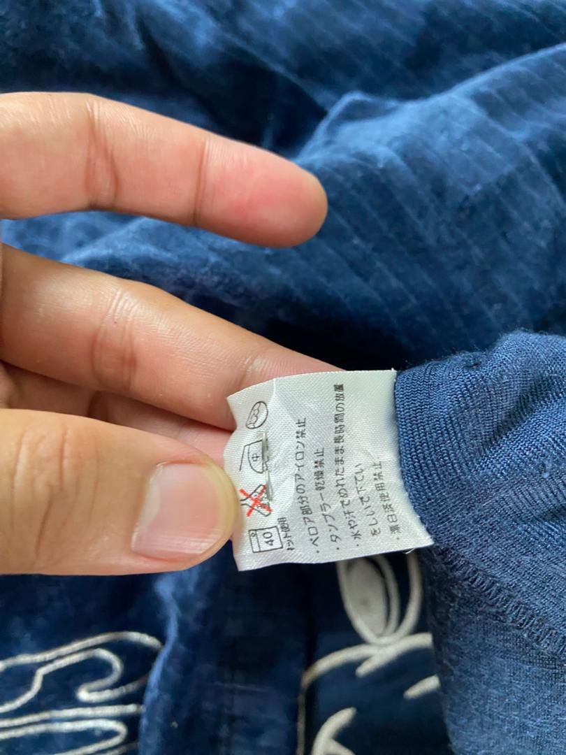 Japanese Brand Louis Versus Embroidery Velvet & Jeans Jacket (204) Size US M / EU 48-50 / 2 - 5 Thumbnail