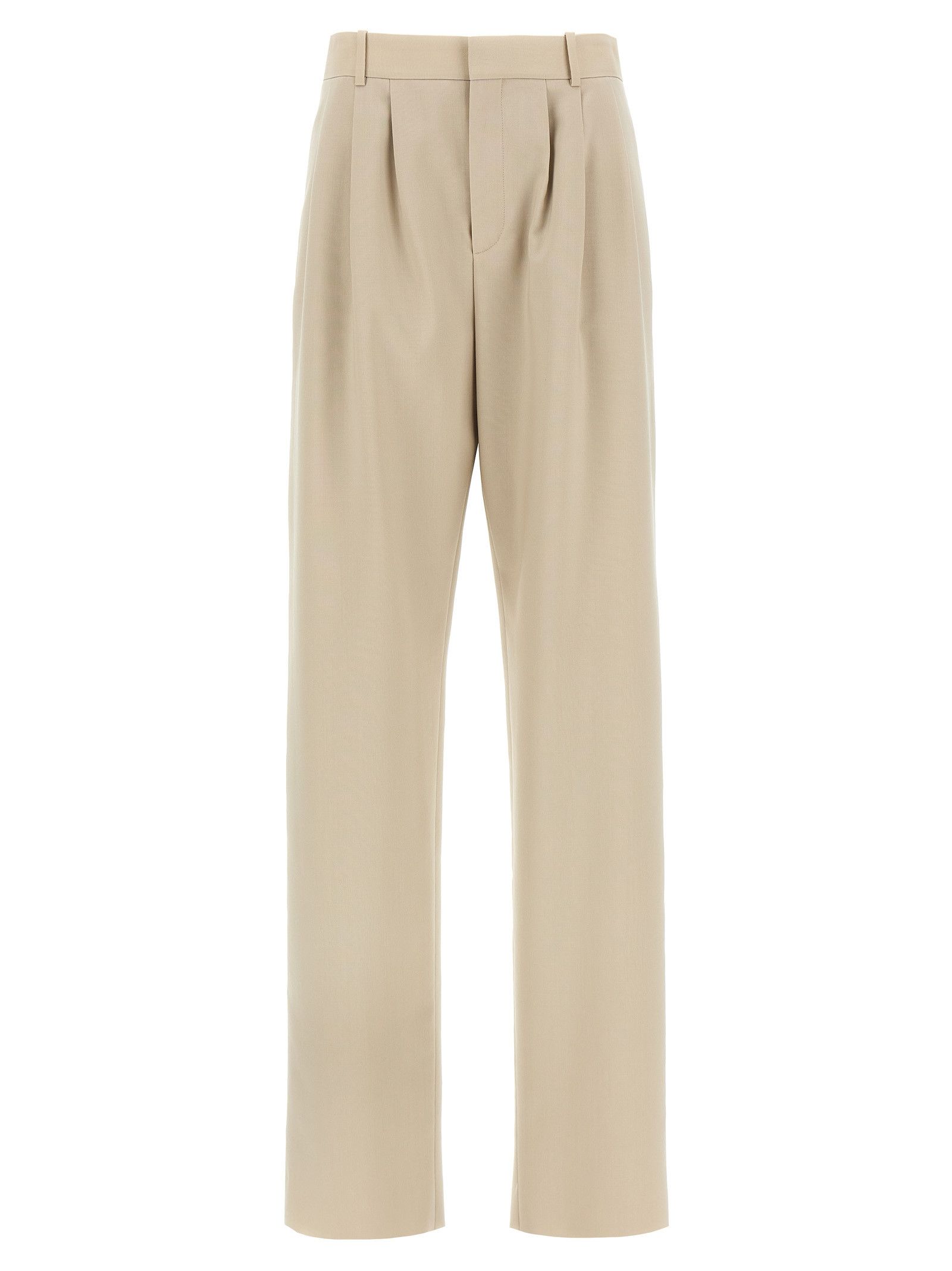 Saint Laurent Paris Pleat Pants Size 27" / US 4 / IT 40 - 1 Thumbnail