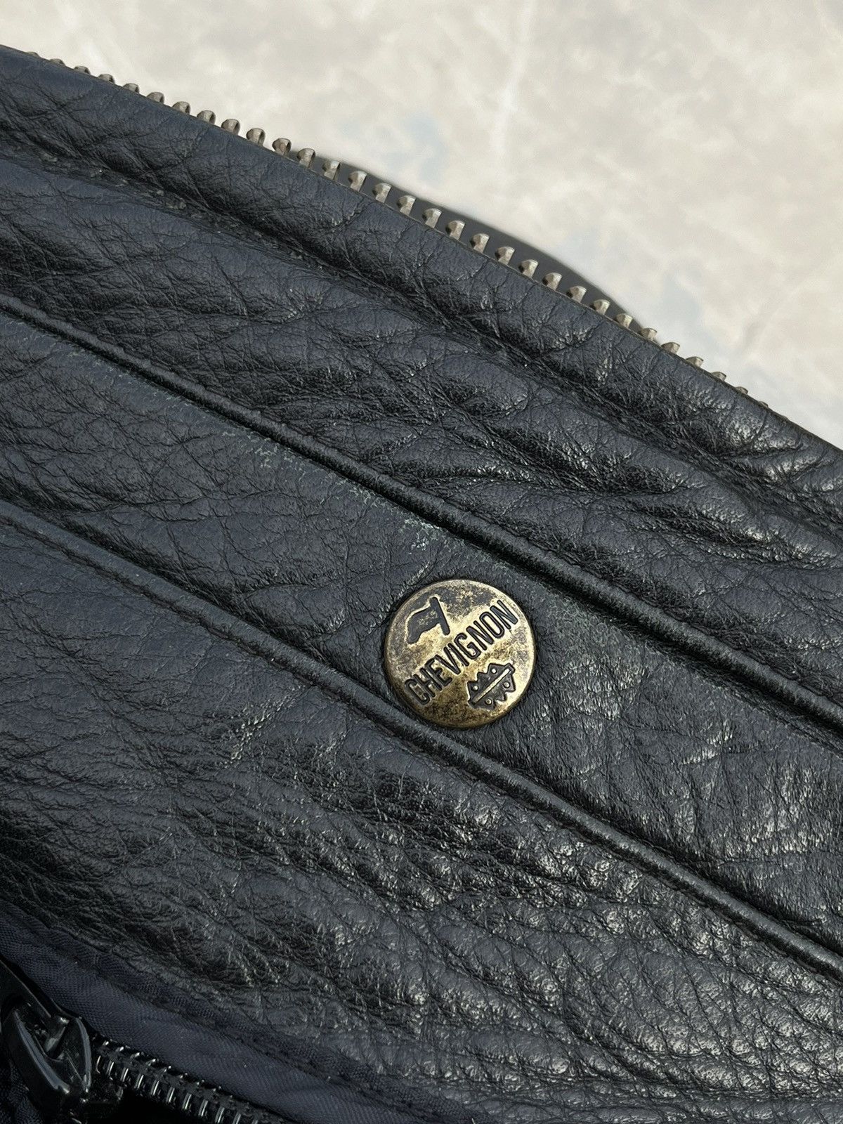 Chevignon VINTAGE CHEVIGNON LEATHER JACKET Size US XL / EU 56 / 4 - 6 Thumbnail