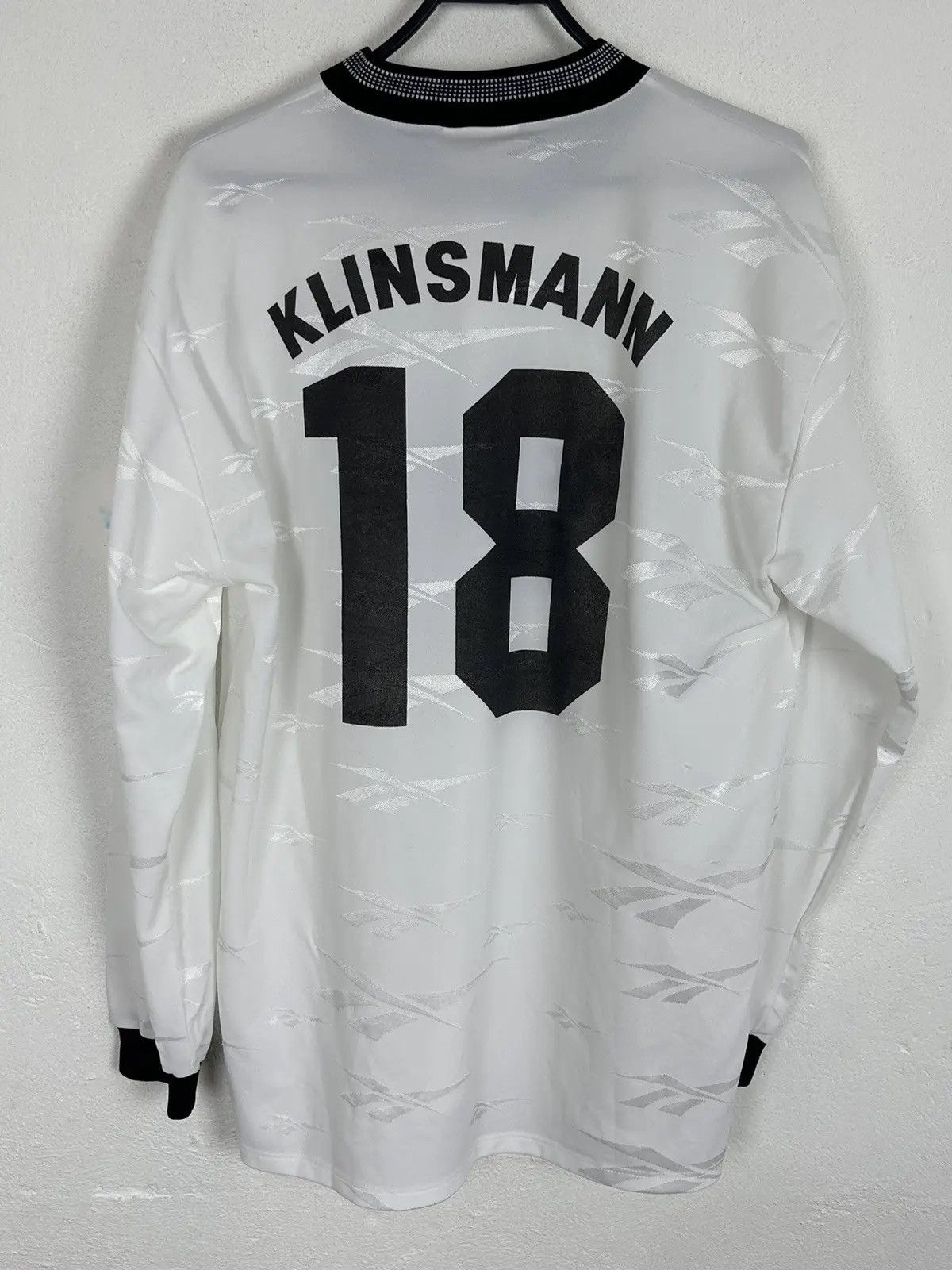 Reebok 90s Vintage Reebok x Jürgen Klinsmann #18 Long Sleeve Jersey Size US XL / EU 56 / 4 - 1 Thumbnail