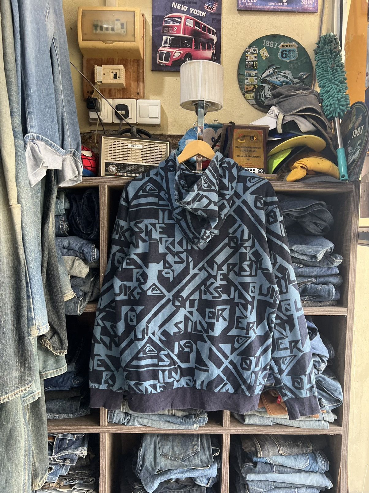 Quiksilver 🔥Quiksilver Fullprinted Zipper Hoodie Size US M / EU 48-50 / 2 - 2 Thumbnail