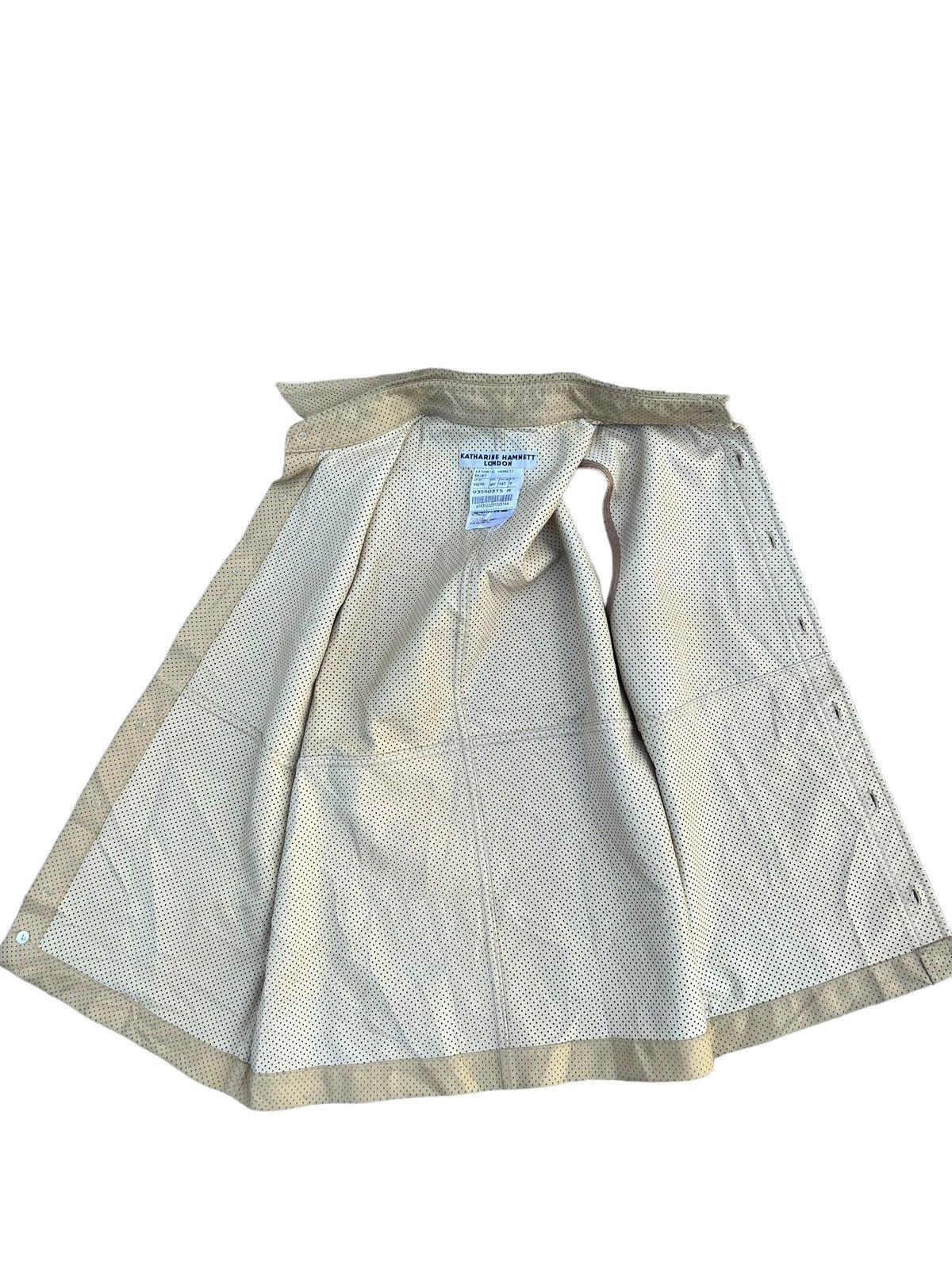 Katharine Hamnett London Vintage KHL Sheepskin Mesh Leather Shirt Sleeveless Size US S / EU 44-46 / 1 - 19 Thumbnail