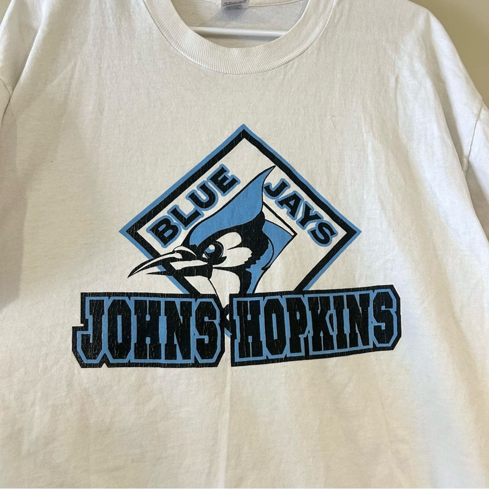 Fruit Of The Loom Vintage John’s Hopkins Blue Jays Shirt Size US XL / EU 56 / 4 - 2 Thumbnail