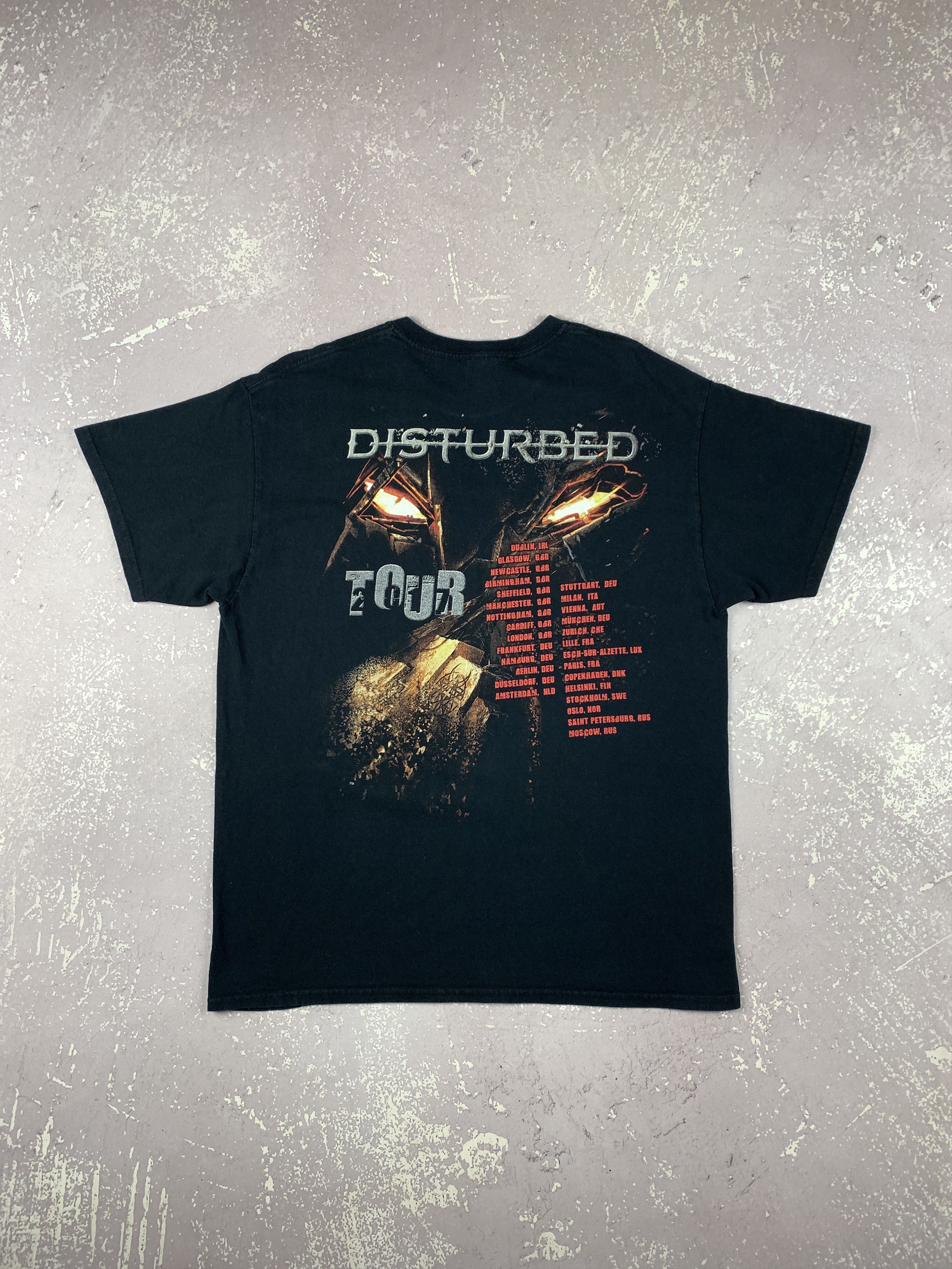 Band Tees × Vintage Vintage Disturbed Immortalized 2017 Band Tour T Shirt Size US L / EU 52-54 / 3 - 4 Thumbnail