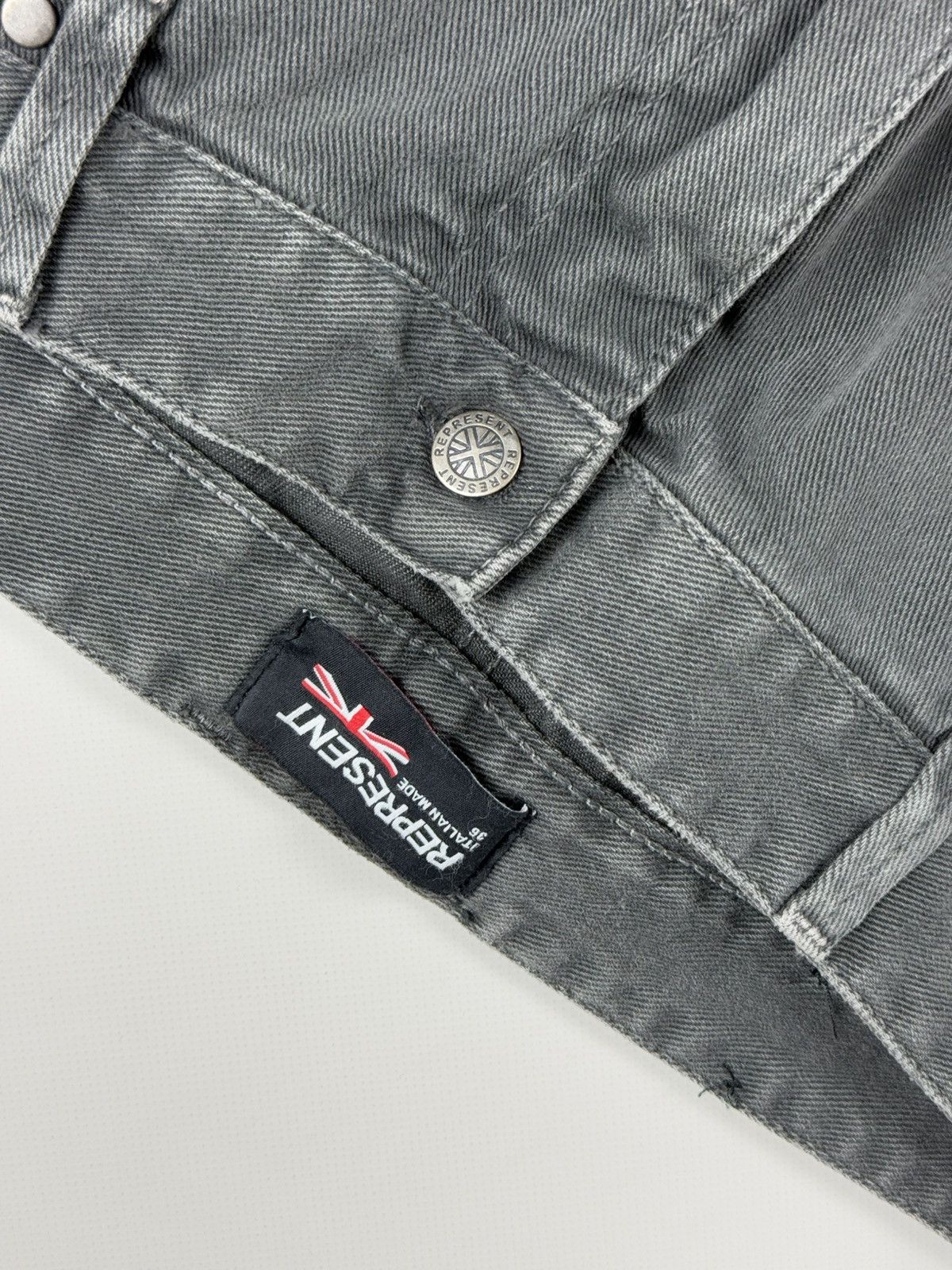 Represent Clo. Represent Clo Popper Smoke Denim Men’s Jeans Pants Size 36 Size US 36 / EU 52 - 11 Thumbnail
