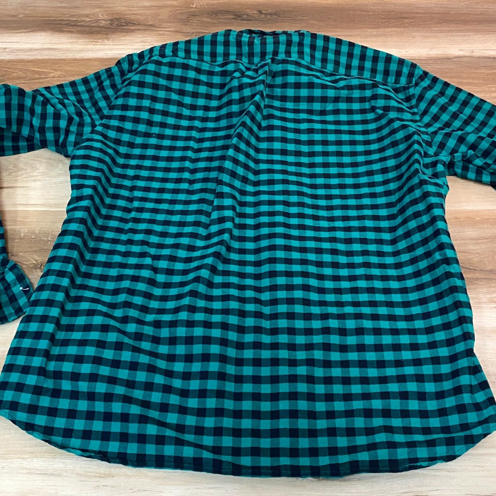J.Crew J.Crew Shirt Mens XL Slim Fit Oxford Buffalo Check Green Black Long Sleeve Size US XL / EU 56 / 4 - 7 Thumbnail