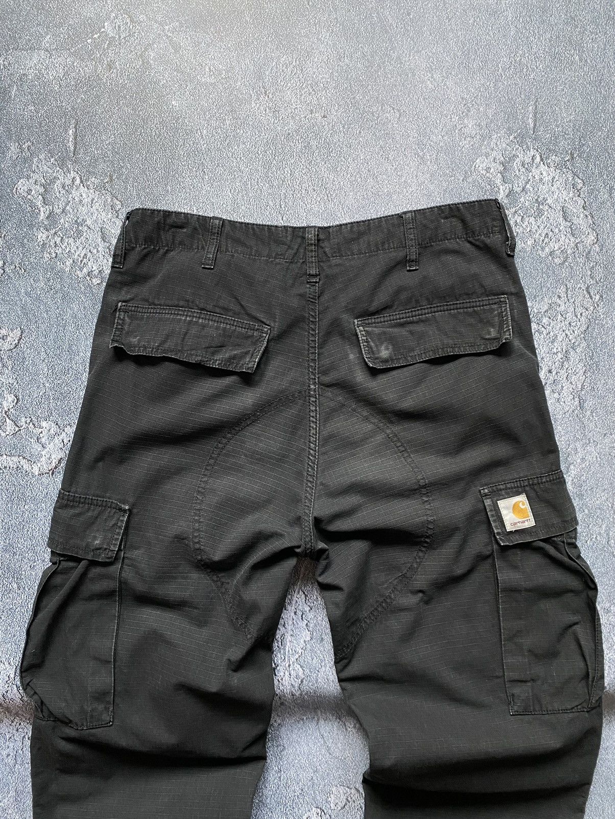 Carhartt × Vintage Carhartt Wip 31/32 Faded Cargo Pocket Logo Pants Trousers Size US 32 / EU 48 - 9 Thumbnail