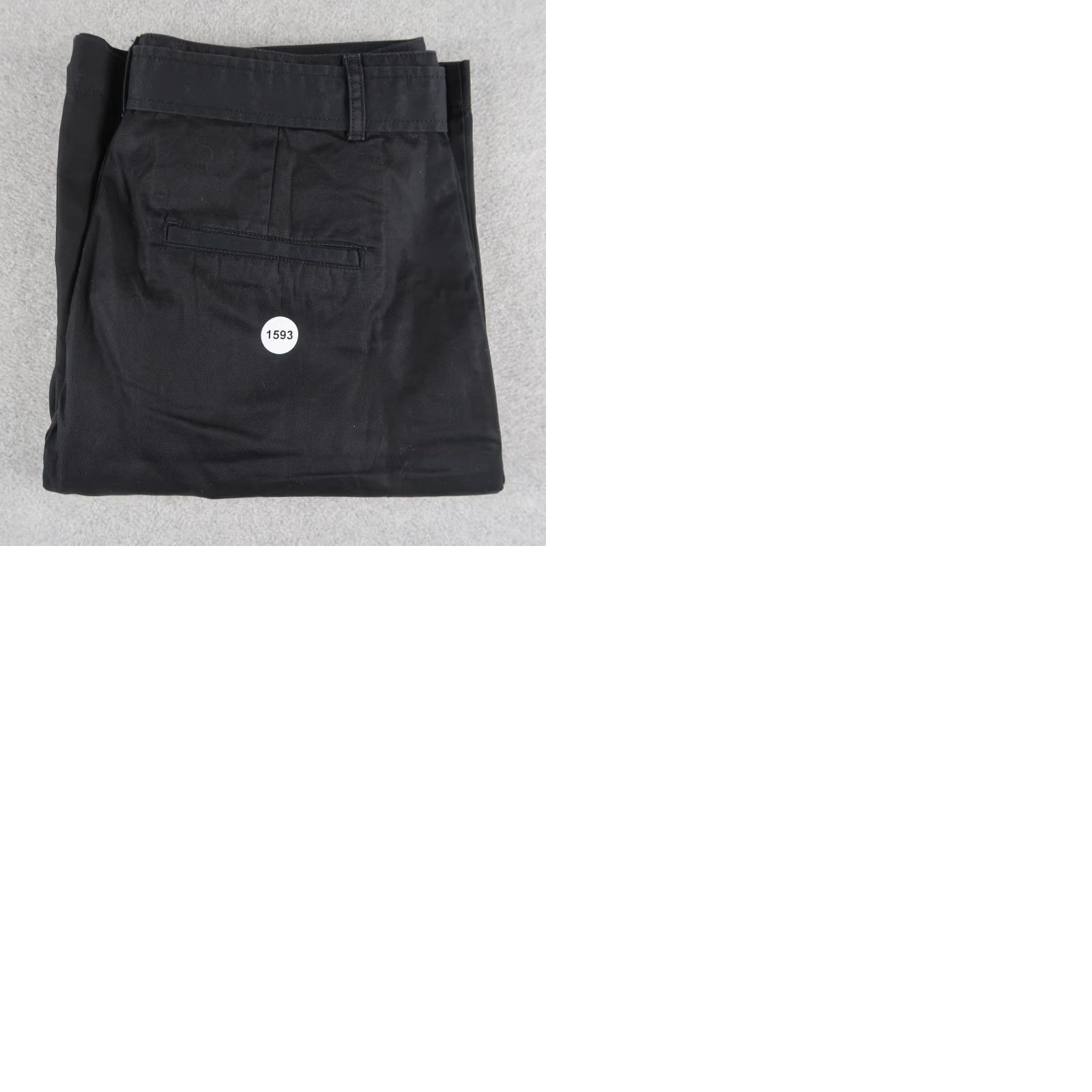 Gap Gap Womens Belted Cotton Twill Shorts Pleat Front Black NWT Size 14 Shorts Casual Chino Pockets Belted Womens 14 Black Size 36" / US 14 / IT 50 - 9 Thumbnail