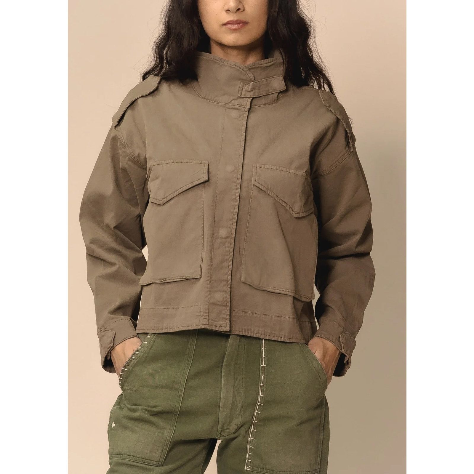 Edwin $220 New Edwin Lennox Cargo Jacket - Surplus Green - XS Size XS / US 0-2 / IT 36-38 - 1 Thumbnail