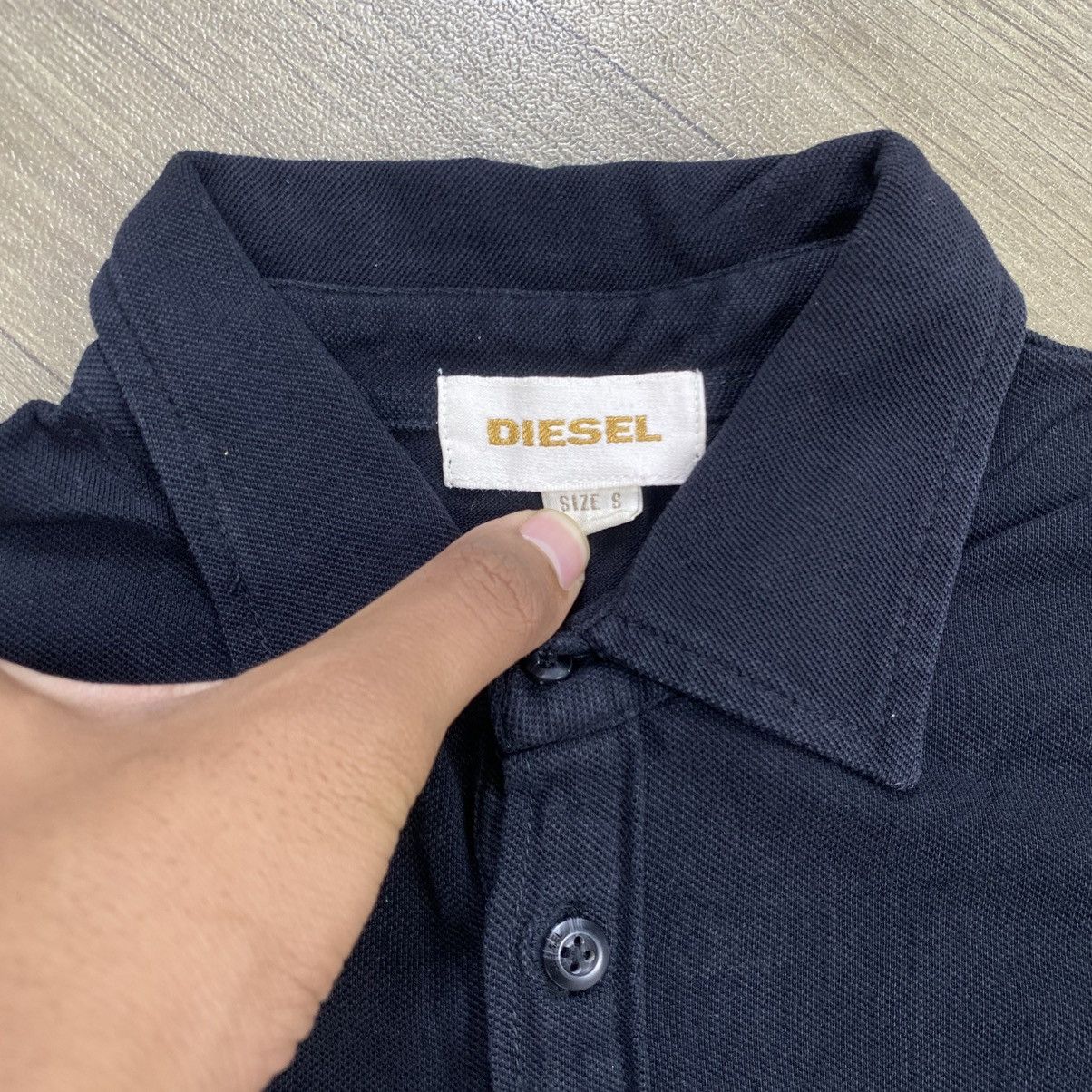 Diesel 2000s Diesel Your Head 78 Big Logo Polo Shirt Luxury Y2k Size US S / EU 44-46 / 1 - 4 Thumbnail