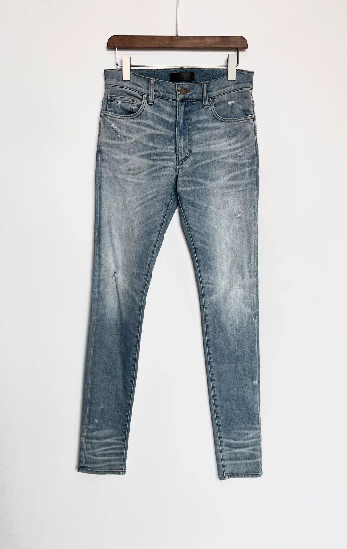 Amiri Amiri Washed Distressed Jeans - Size 30 Size US 30 / EU 46 - 1 Thumbnail