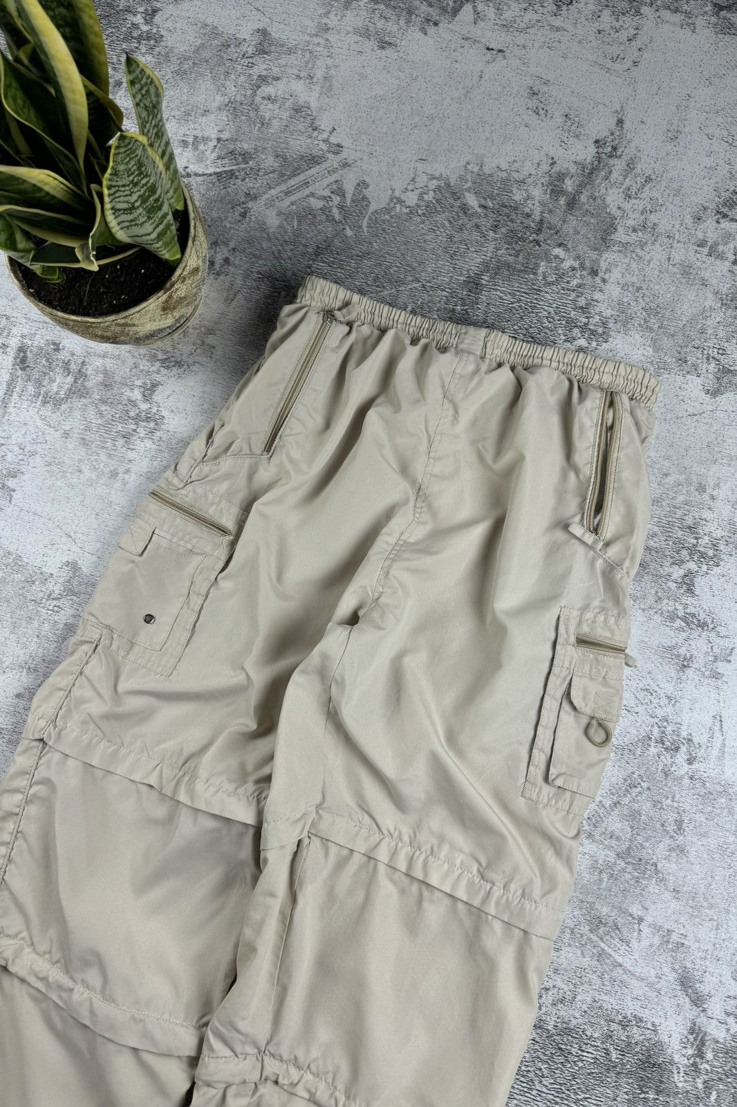 Japanese Brand Baggy Ling Lang 3 in 1 Rap Nylon Sweatpants Track Trousers Size US 34 / EU 50 - 5 Thumbnail