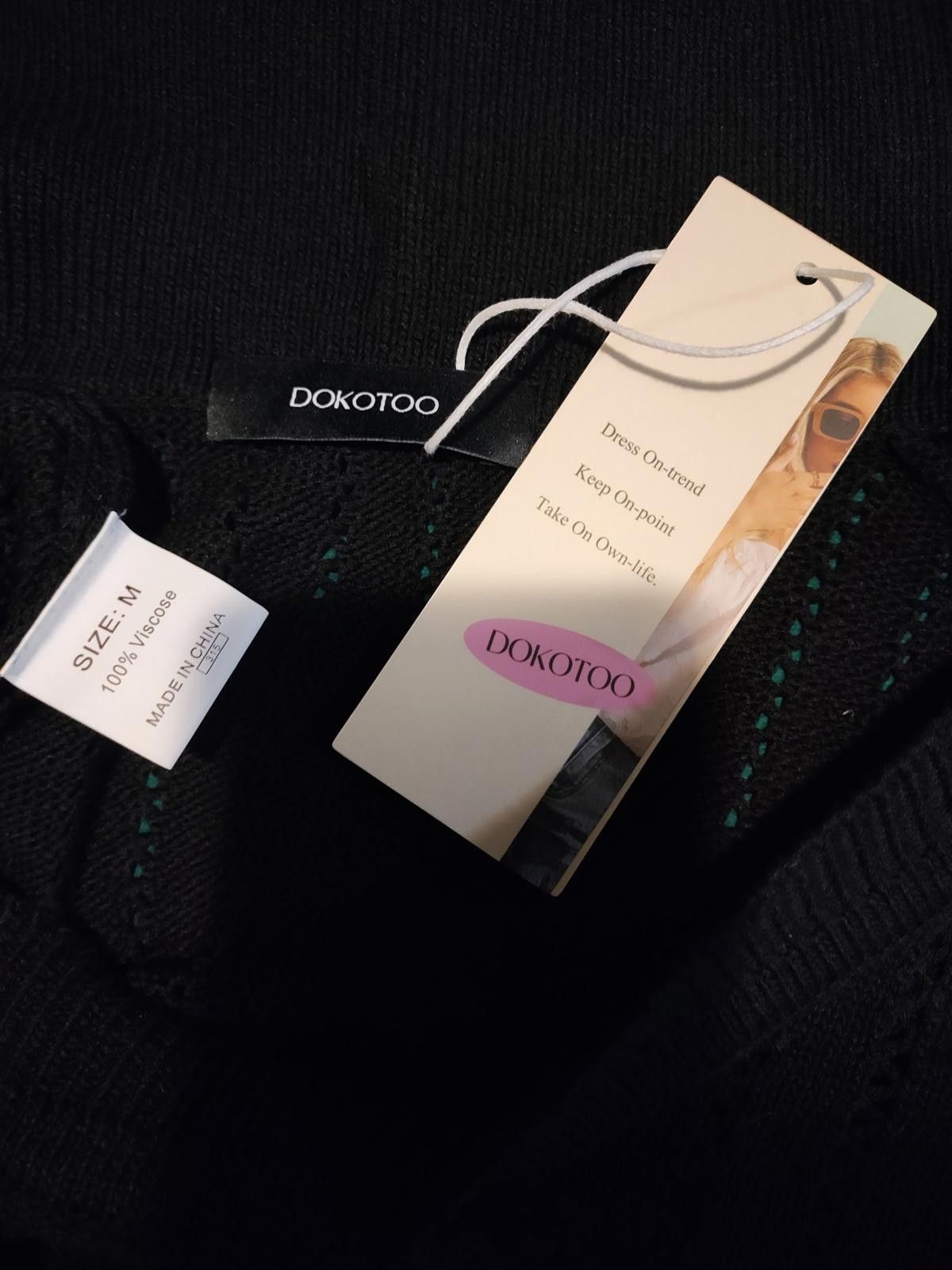 Other DOKOTOO Black Sleeveless Maxi Dress with Collar Size M / US 6-8 / IT 42-44 - 7 Thumbnail