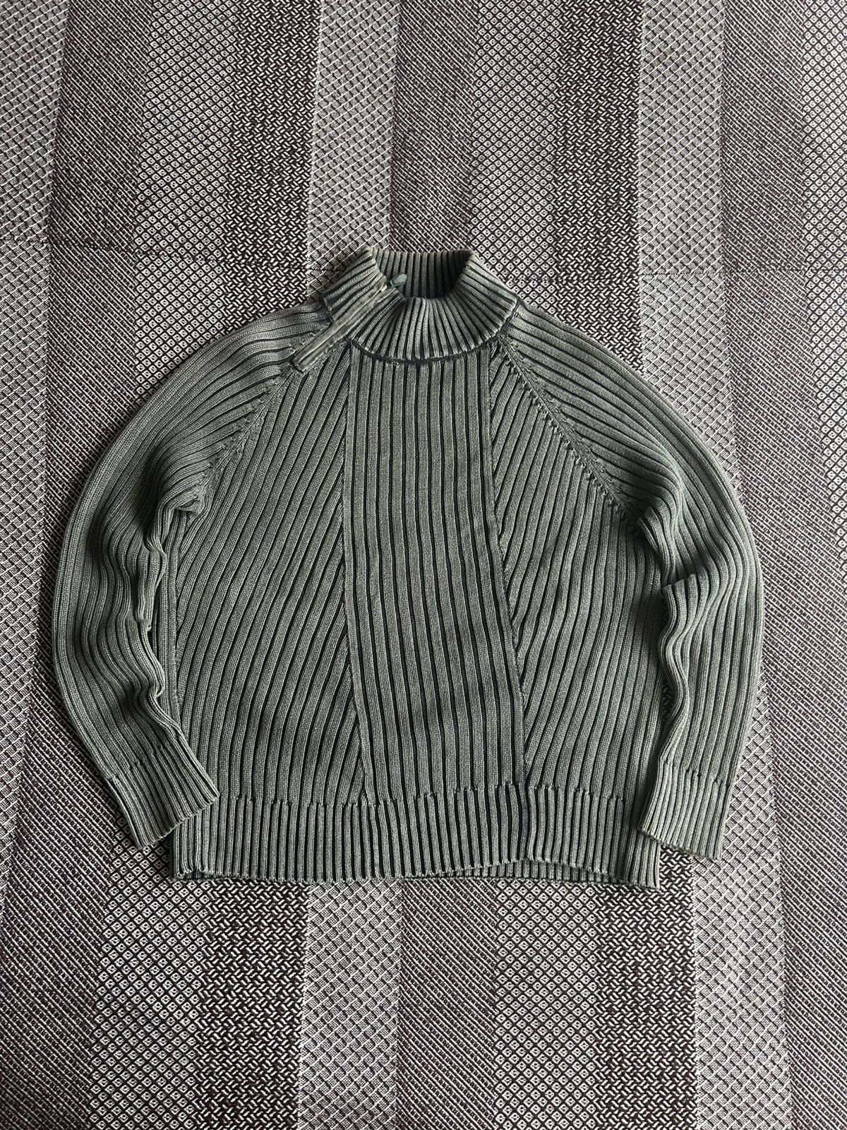 Vintage Vintage Diesel Vibe Striped Unisex Sweater Faded Streetwear Size US M / EU 48-50 / 2 - 1 Thumbnail