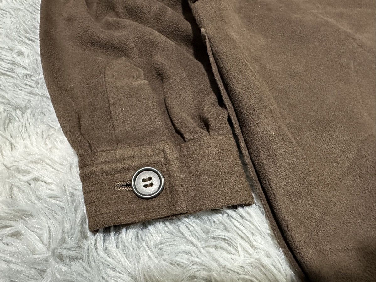 Yves Saint Laurent 🔥Vintage Yves Saint Laurent Toray Coat Long Jacket Collarles Size US L / EU 52-54 / 3 - 19 Thumbnail