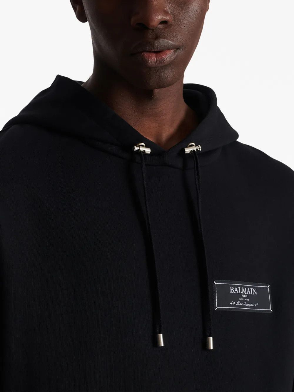 Balmain o1y0426 Logo Hoodie in Black Size US L / EU 52-54 / 3 - 7 Thumbnail