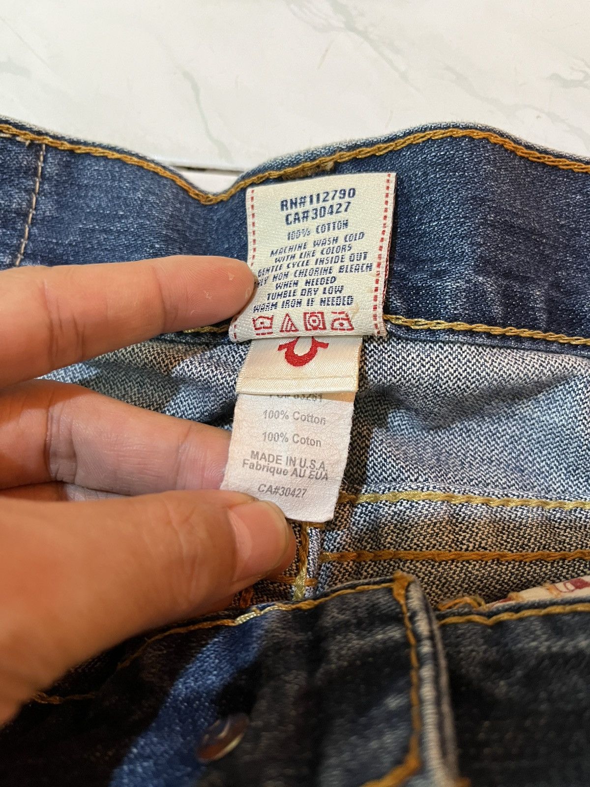 True Religion 🔥 True Religion Slim Fit Denim Jeans Size US 29 - 11 Thumbnail