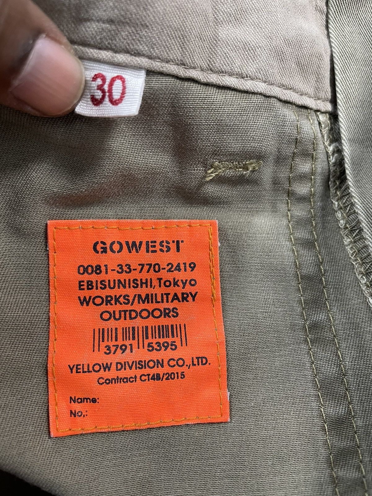 If Six Was Nine × Japanese Brand Go West Brushstroke Camo Japanese Military Outdoor Pants Size US 31 - 9 Thumbnail