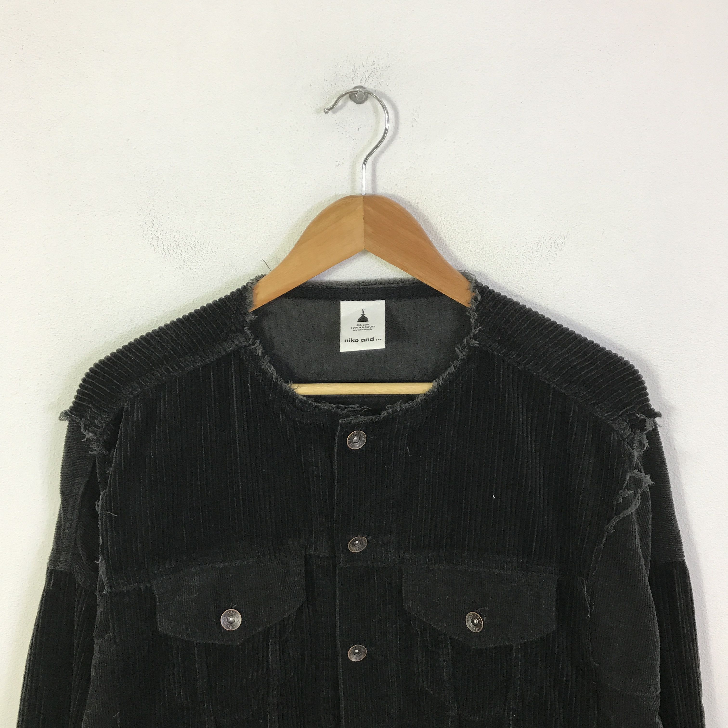 If Six Was Nine Japan design nikoand Oversize button jacket K96B2 Size US M / EU 48-50 / 2 - 2 Thumbnail