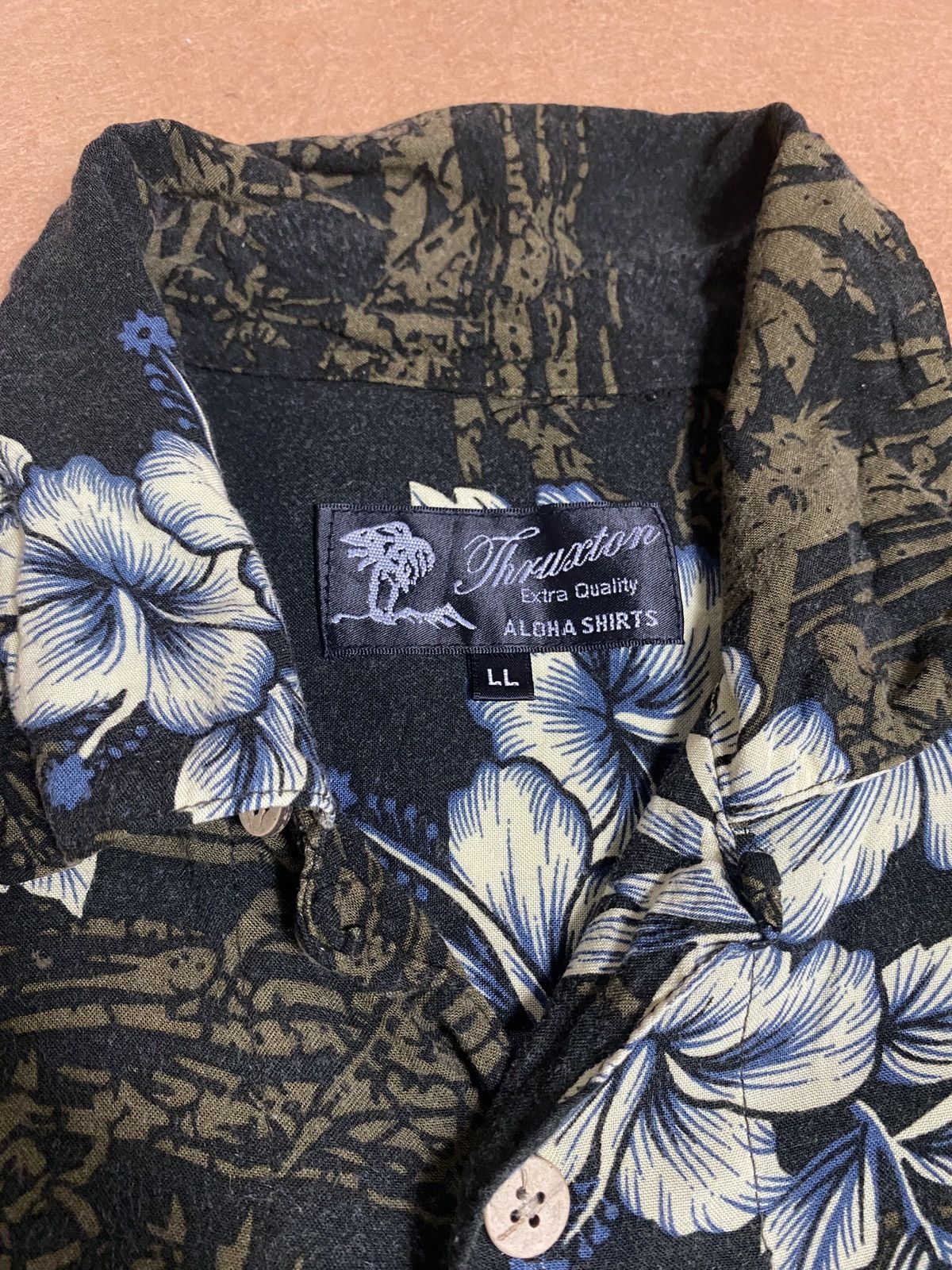 Designer × Vintage Vintage Aloha hawaiian shirt button up Size US L / EU 52-54 / 3 - 5 Thumbnail