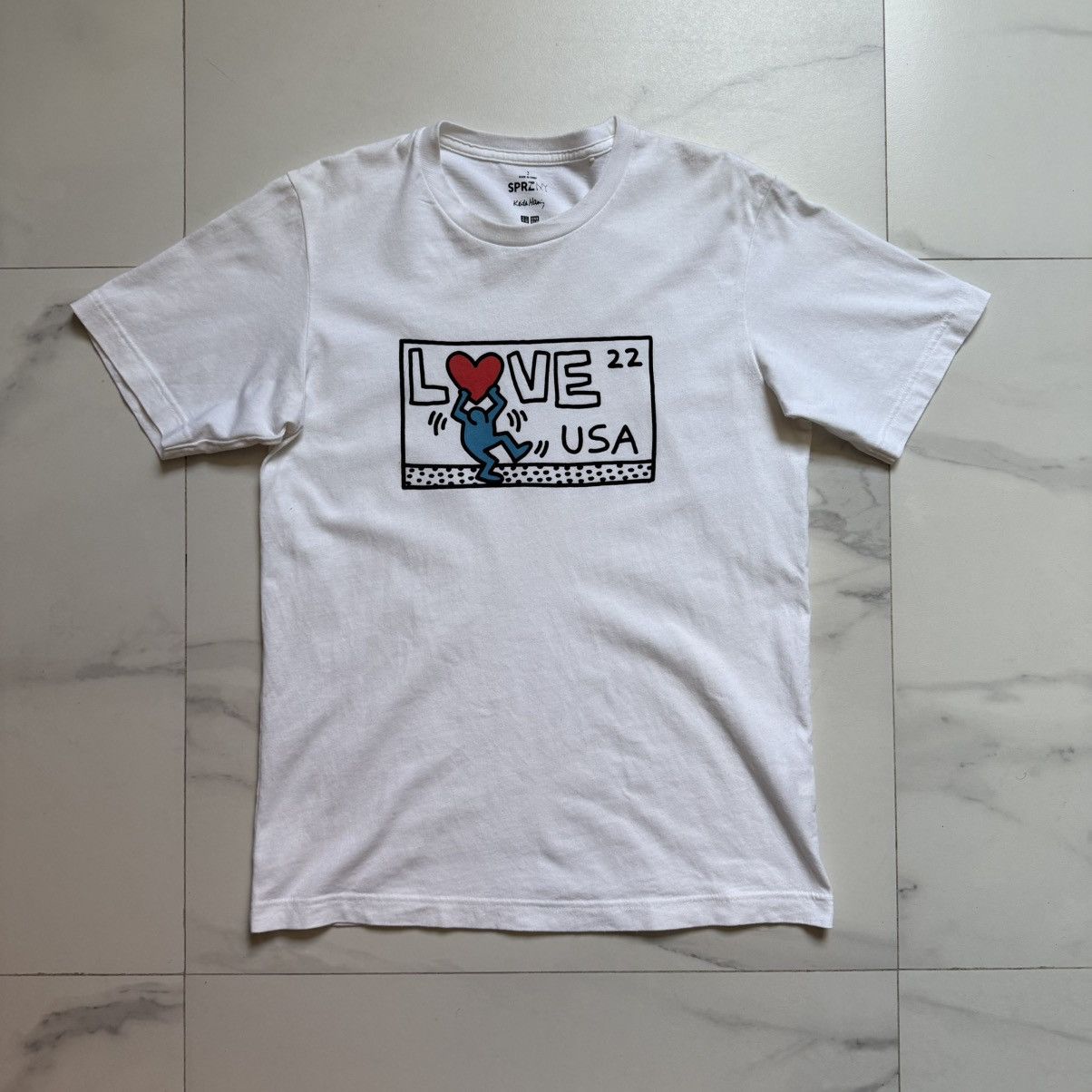 Keith Haring Uniqlo SPRZ NY Keith Haring Love Tee Size US S / EU 44-46 / 1 - 2 Thumbnail