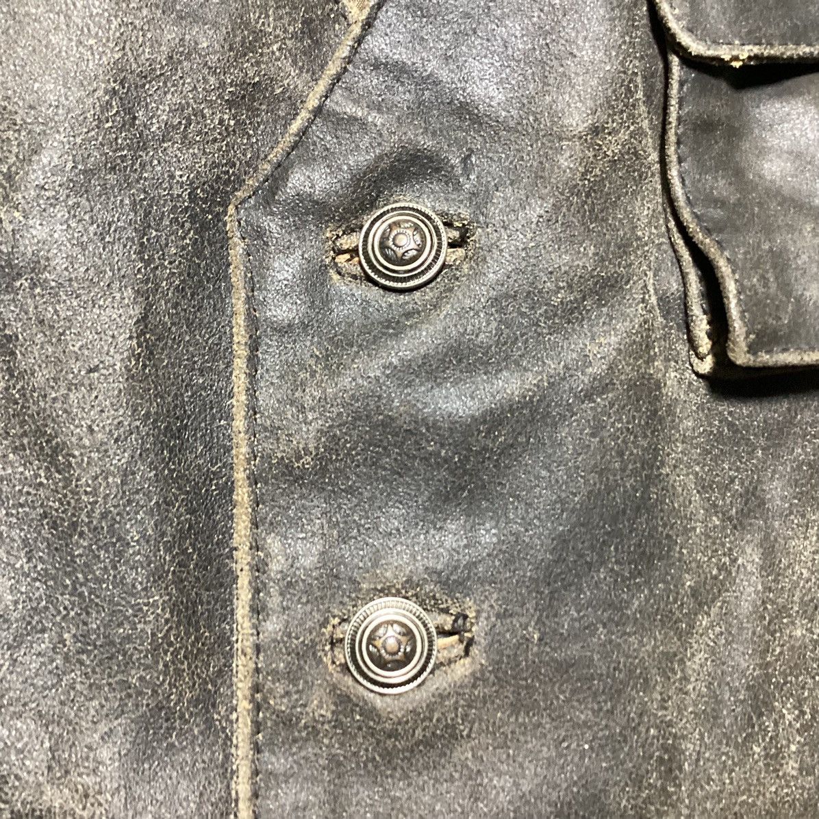 Other Metro Goldwyn Mayer By Baggy Belgium Leather Vest Size US M / EU 48-50 / 2 - 8 Thumbnail