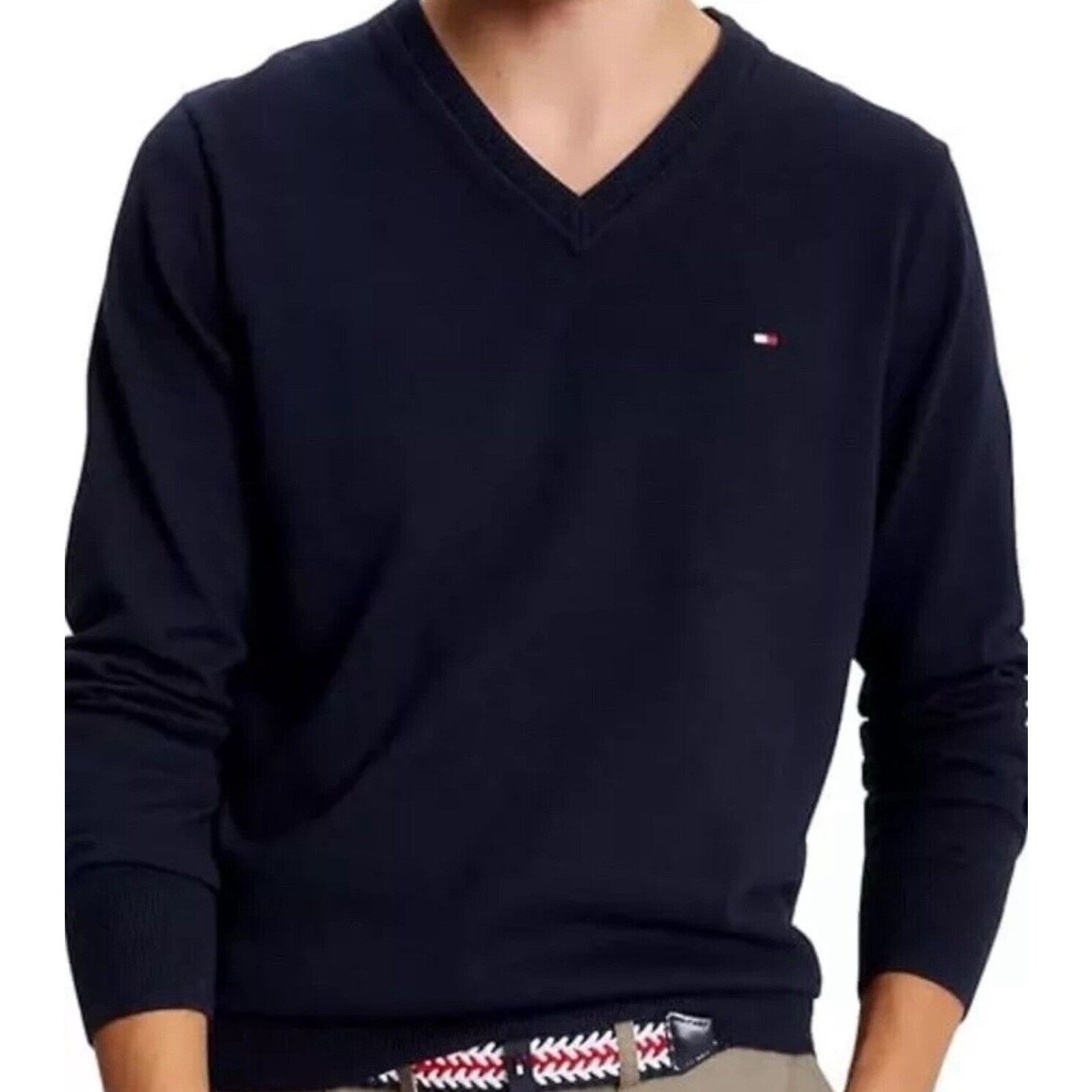 Tommy Hilfiger Tommy Hilfiger Sweater Navy Blue Men’s XXL Essential Solid Size US XXL / EU 58 / 5 - 10 Thumbnail