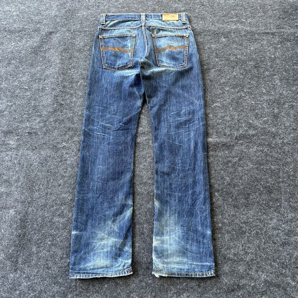 Nudie Jeans Nudie Jeans Distressed Washed Denim Made in Italy 31x32 D643 Size US 31 - 4 Thumbnail