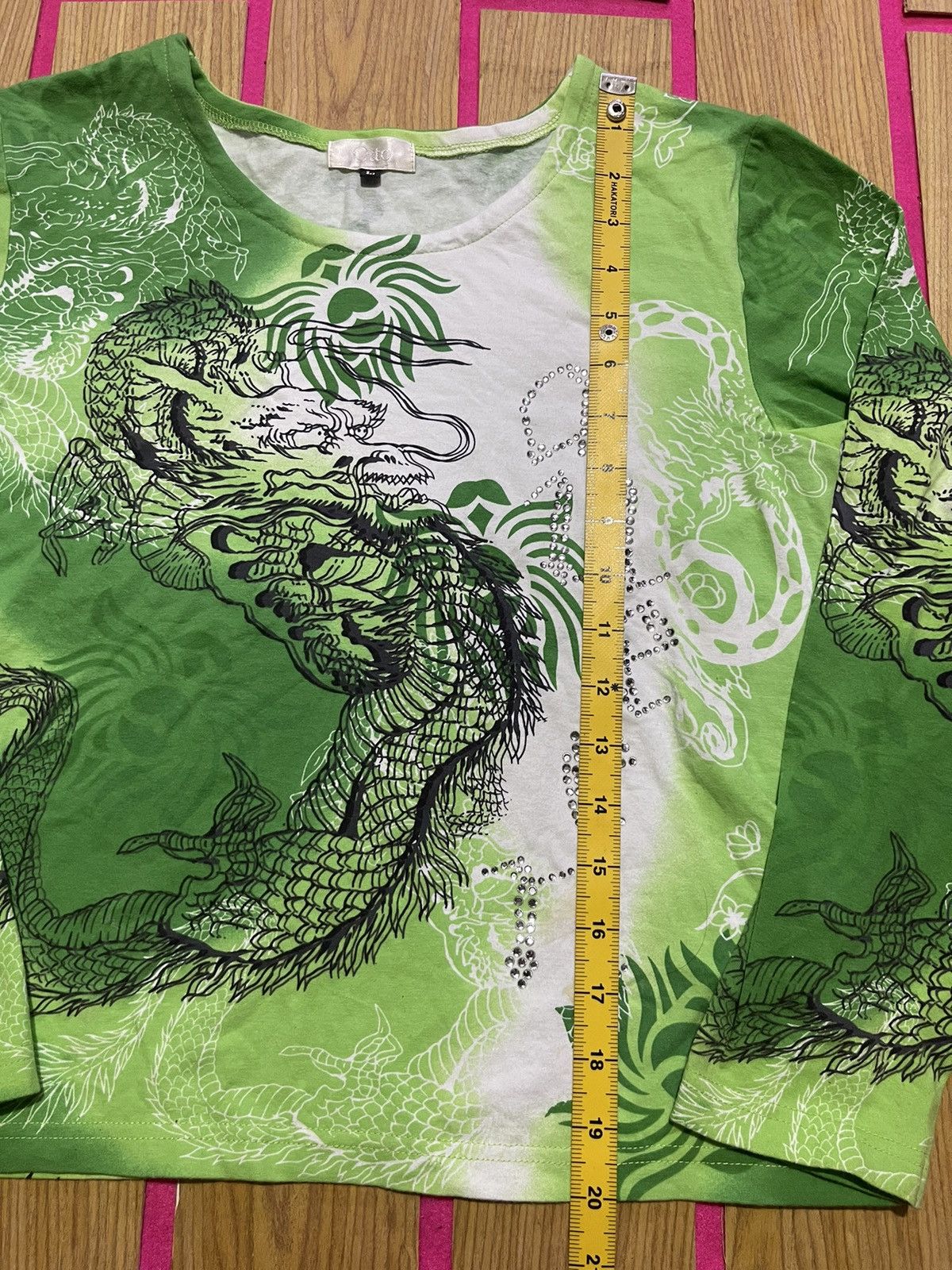 If Six Was Nine Y2K OTTO long sleeve tshirt picture dragon full print style Size M / US 6-8 / IT 42-44 - 9 Thumbnail