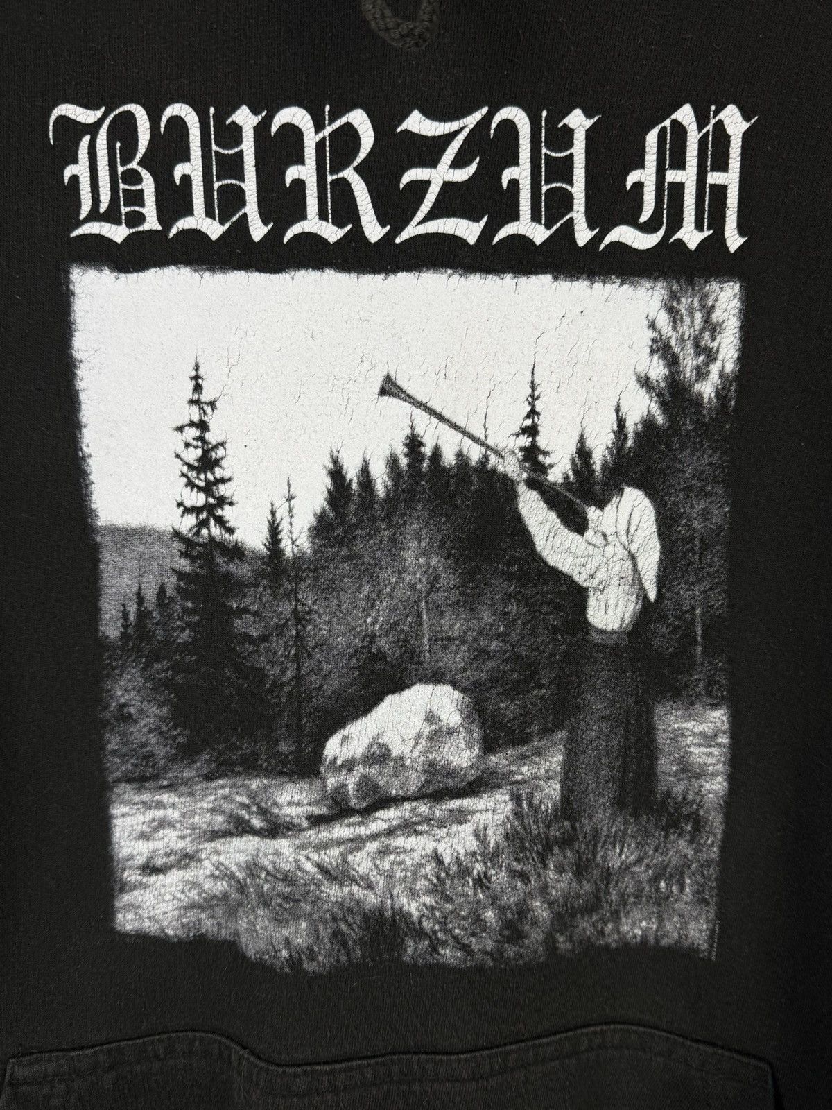 Band Tees Vintage Burzum Filosofem Black Metal Band Hoodie Size M Size US M / EU 48-50 / 2 - 3 Thumbnail