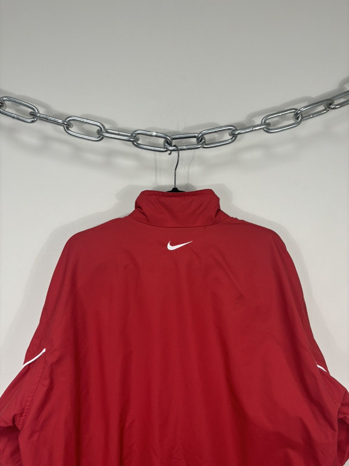 Nike Vintage Nike Y2K Full Zip Red Hype Windbreaker Track Jacket Size US L / EU 52-54 / 3 - 18 Thumbnail