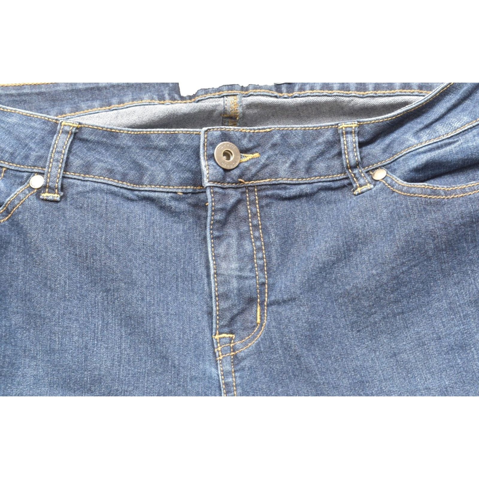 Torrid Torrid Denim Jeans Women 16R Dark Wash Slim Skinny Stretch 5-Pocket Button Blue Cotton Blend Regular Size Type Regular Pants Womens Size 38" / US 16 / IT 52 - 8 Thumbnail