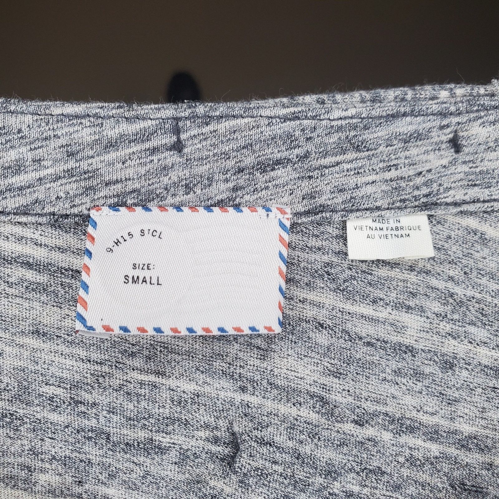 Anthropologie Anthropologie Gray Bow Top Small Size S / US 4 / IT 40 - 6 Thumbnail
