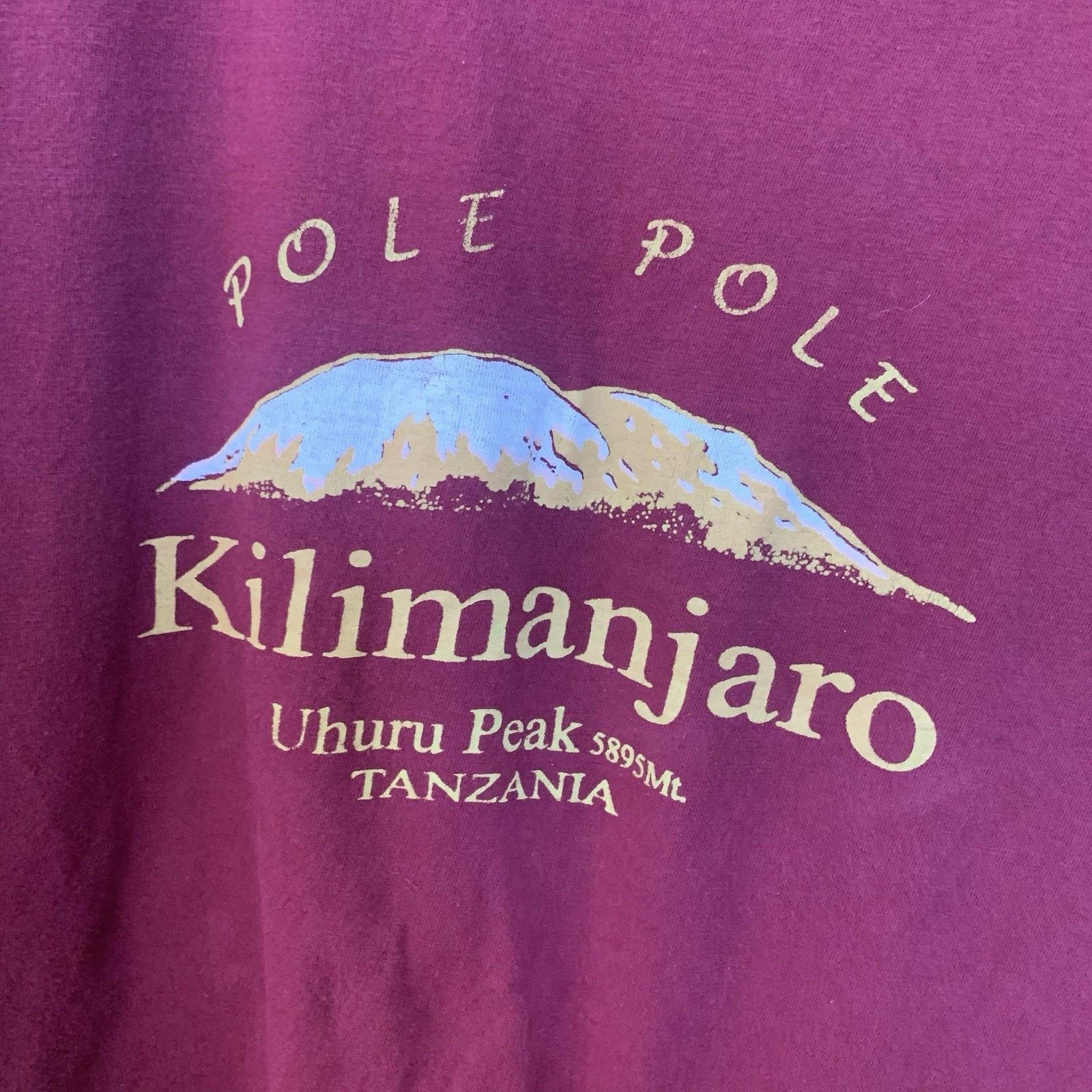 Rei Vintage Mt. Kilimanjaro Uhuru Peak T-Shirt Tanzania Men's Size US L / EU 52-54 / 3 - 5 Thumbnail