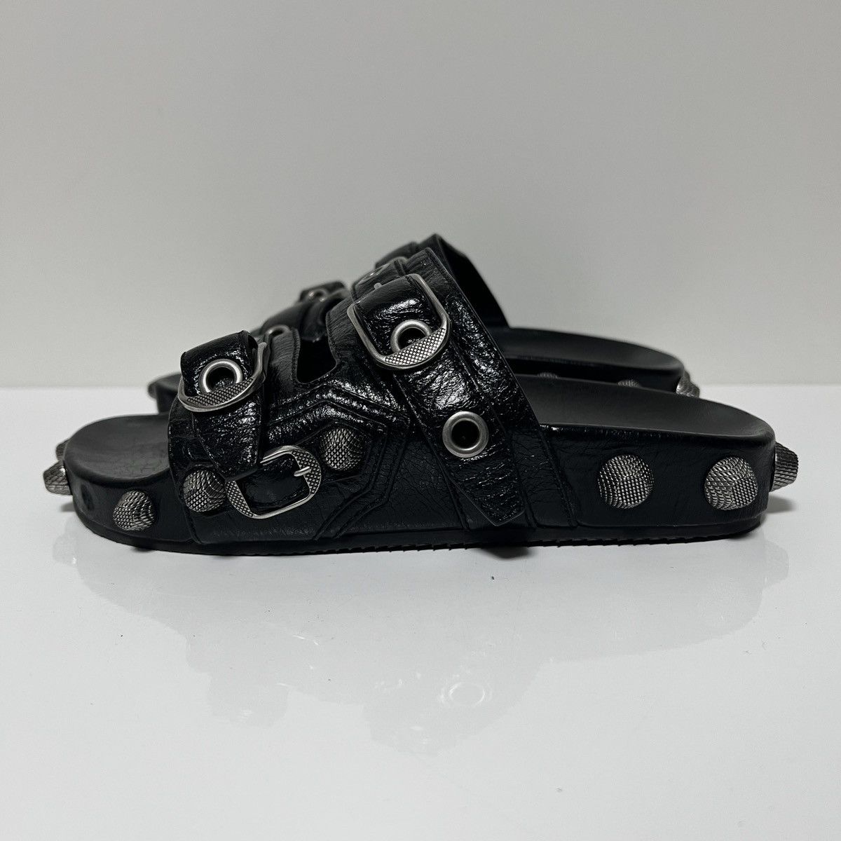 Balenciaga Balenciaga Le Cagole Studded Sandal Size US 4 / IT 34 - 2 Thumbnail