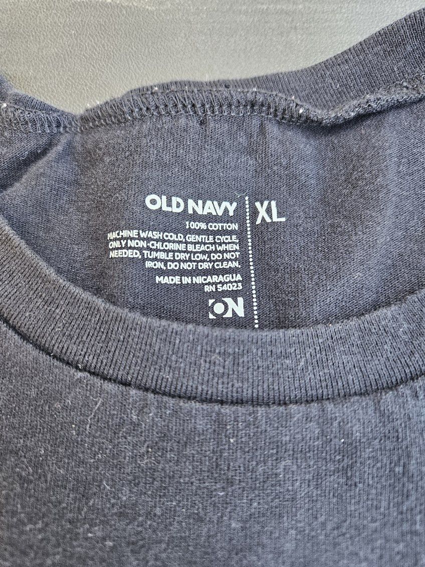 Old Navy Old Navy Y2K 2010 American Flag Tee Size US XL / EU 56 / 4 - 3 Thumbnail