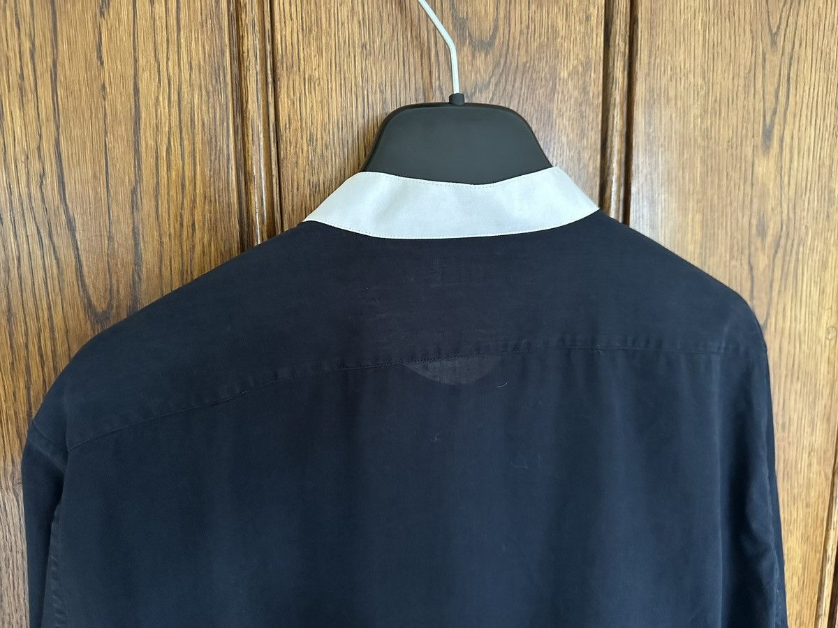 Saint Laurent Paris SS13 Saint Laurent semi sheer dinner Henley grandad shirt 42 Size US L / EU 52-54 / 3 - 21 Thumbnail