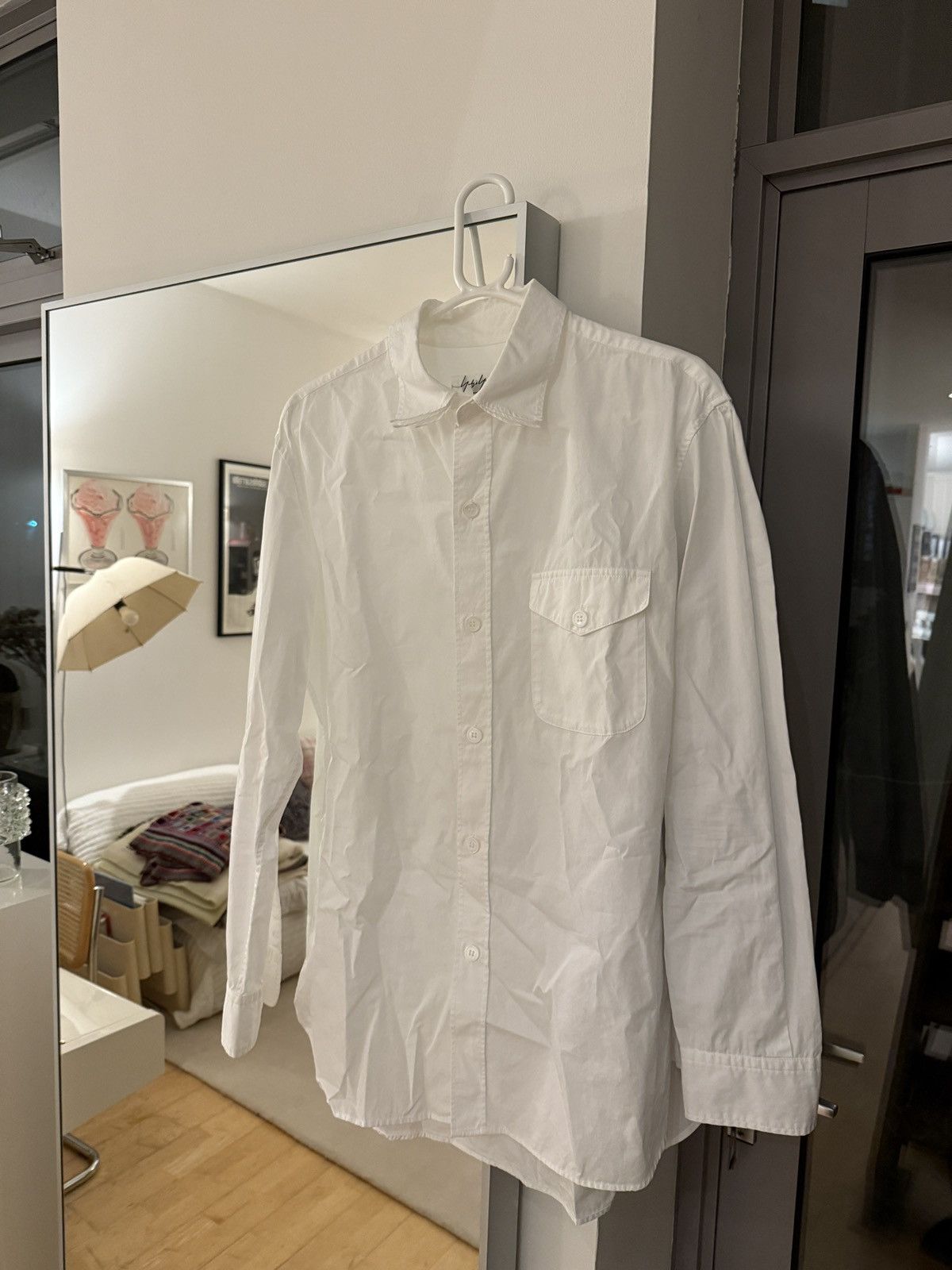 Yohji Yamamoto Yohji Yamamoto Dress Shirt Size US L / EU 52-54 / 3 - 5 Thumbnail