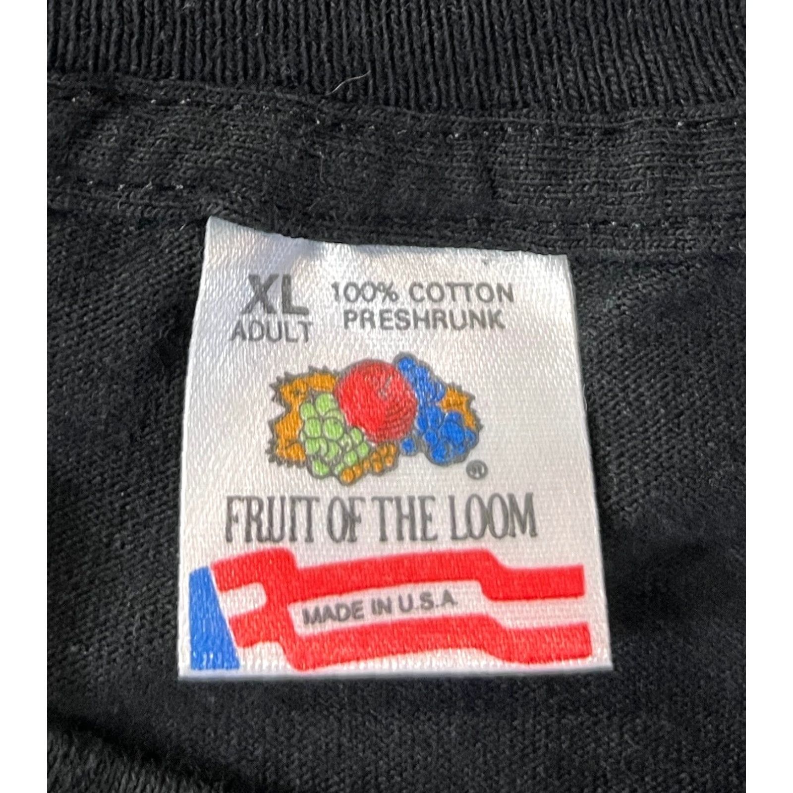 Fruit Of The Loom VINTAGE Fletcher's Wildlife 1994 Alaska Polar Bears T-Shirt Unisex Adults XL Black 90s Fruit of the Loom Cotton T-Shirt Size US XL / EU 56 / 4 - 7 Thumbnail