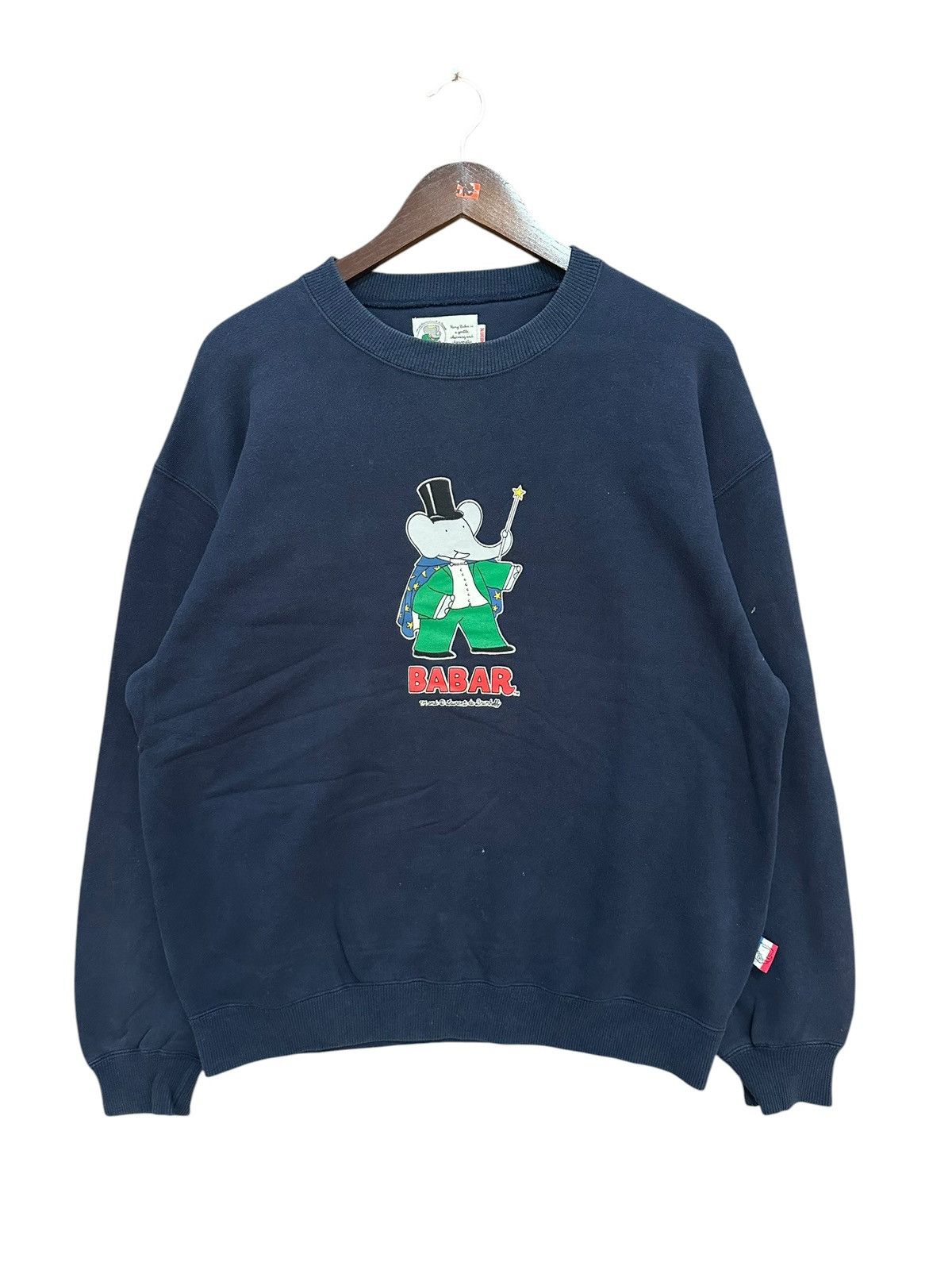 Vintage Vintage Babar The Elephant Sweatshirt Size US M / EU 48-50 / 2 - 1 Thumbnail