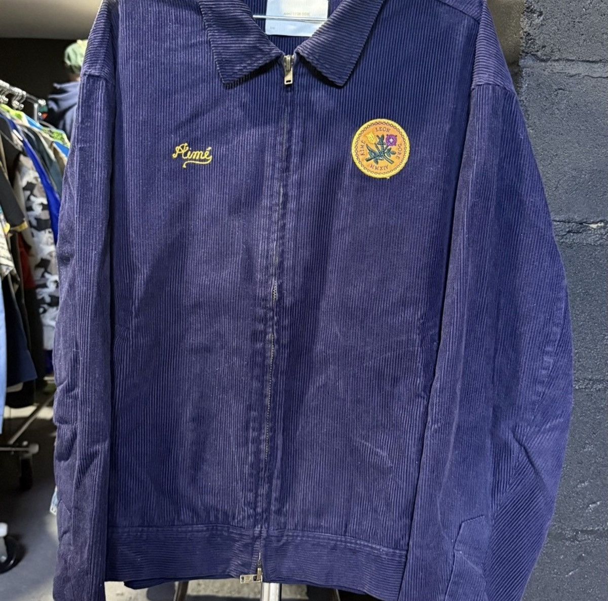 Aime Leon Dore Aimé Leon Dore World's Borough Teamster Jacket Blue 2XL Size US XXL / EU 58 / 5 - 1 Thumbnail