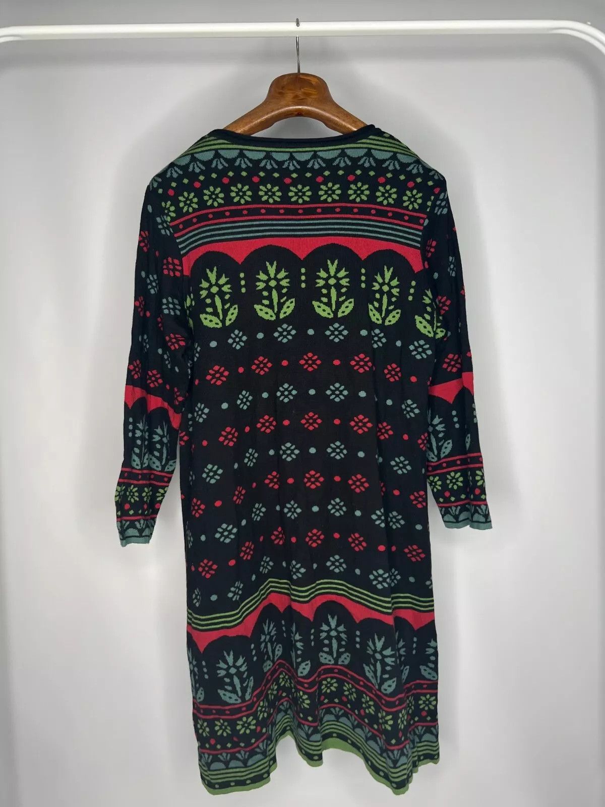 Gudrun Sjoden GUDRUN SJODEN Women's Lagenlook Multicolor Floral Dress Size M / US 6-8 / IT 42-44 - 8 Thumbnail